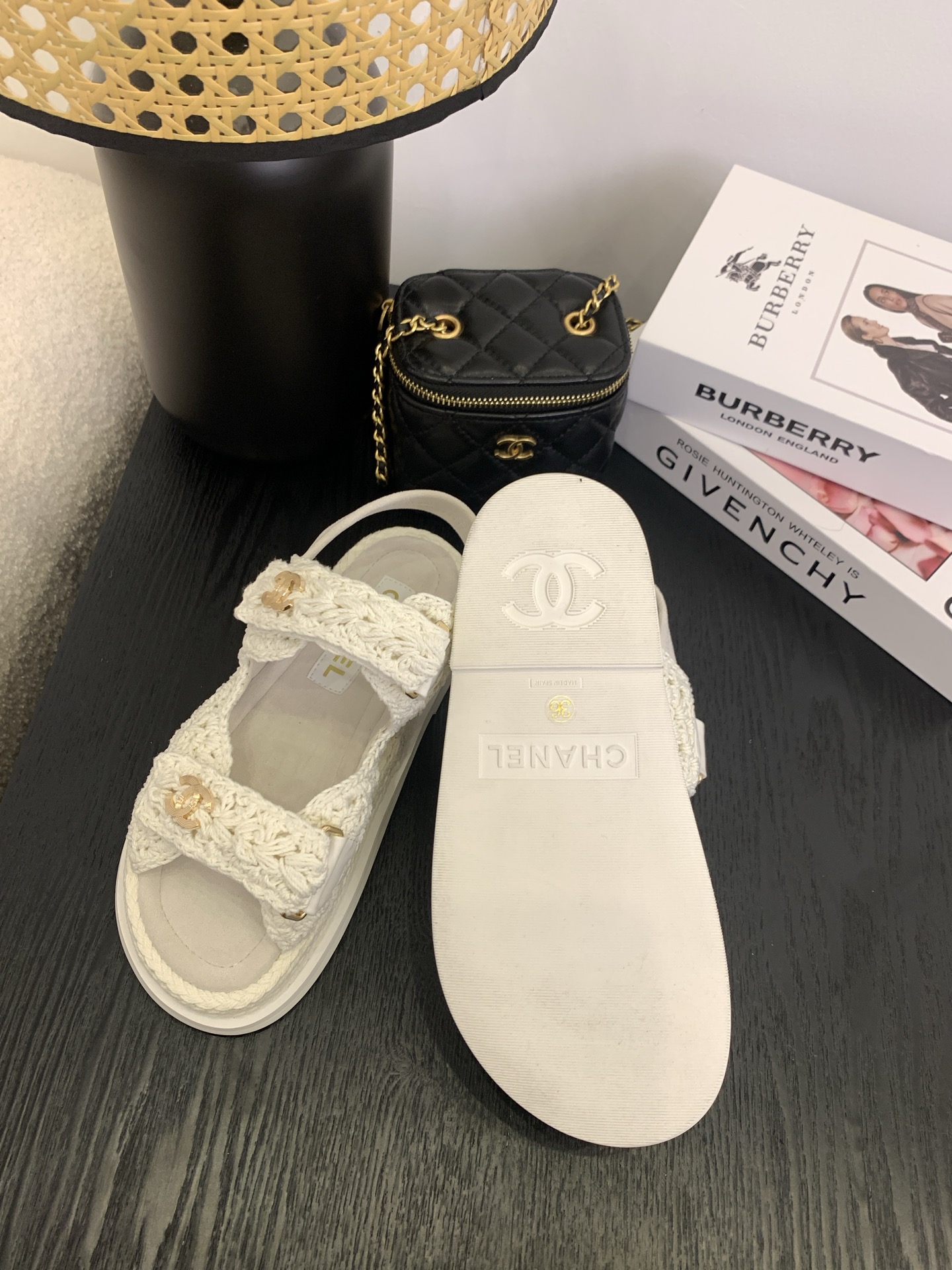 Chanel Women's White Crochet Sandals With CC Logo, Authentic Italian Packaging 10 i1745731818467 7874 0 8