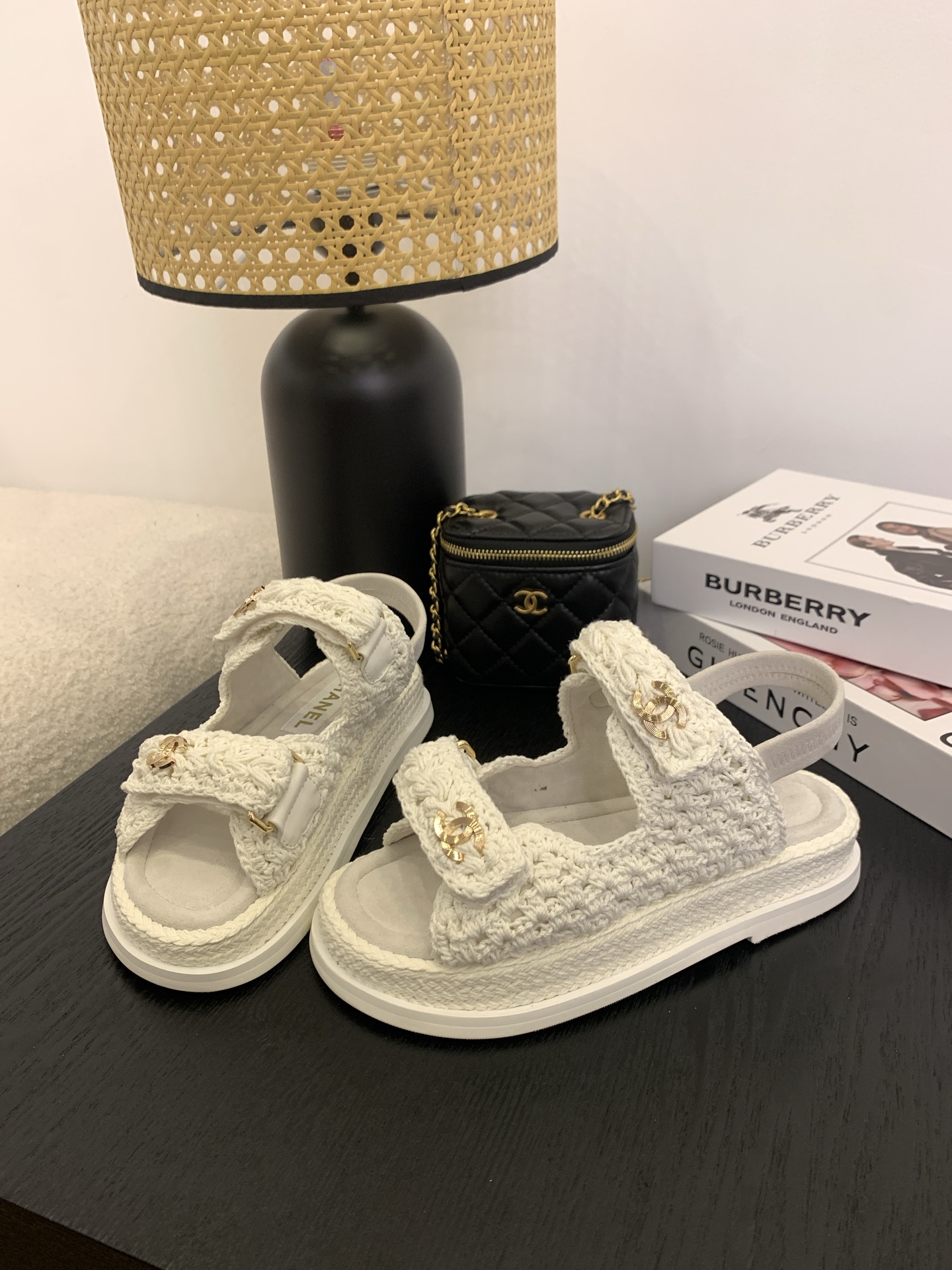 Chanel Women's White Crochet Sandals With CC Logo, Authentic Italian Packaging 6 i1745731818808 6338 0 4