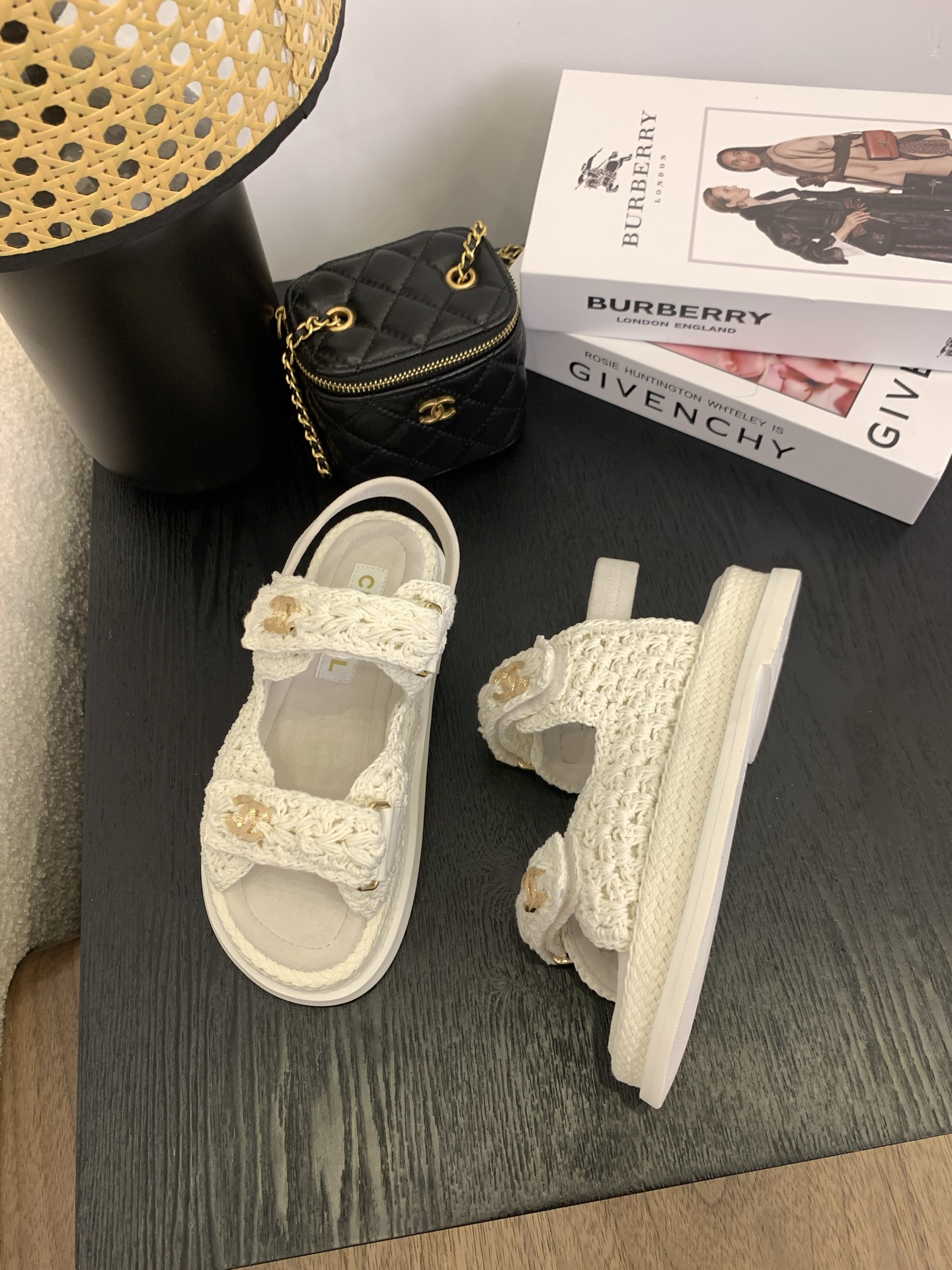Chanel Women's White Crochet Sandals With CC Logo, Authentic Italian Packaging 9 i1745731823002 8903 0 7