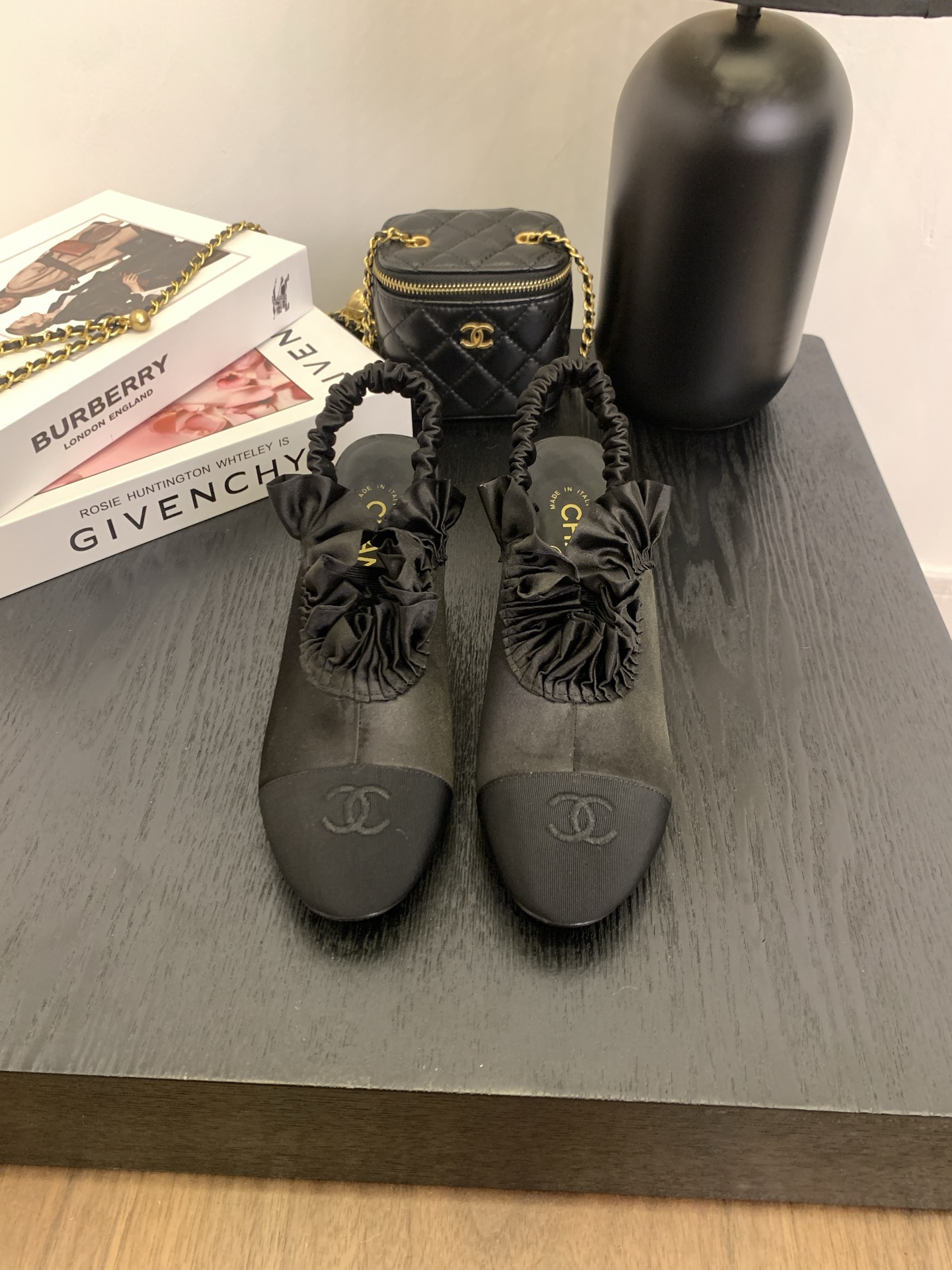 Elegant Chanel 25 Slingback Heels with Ruffle Detail - Authentic Italian Craftsmanship 3 i1745743570376 3590 0 0