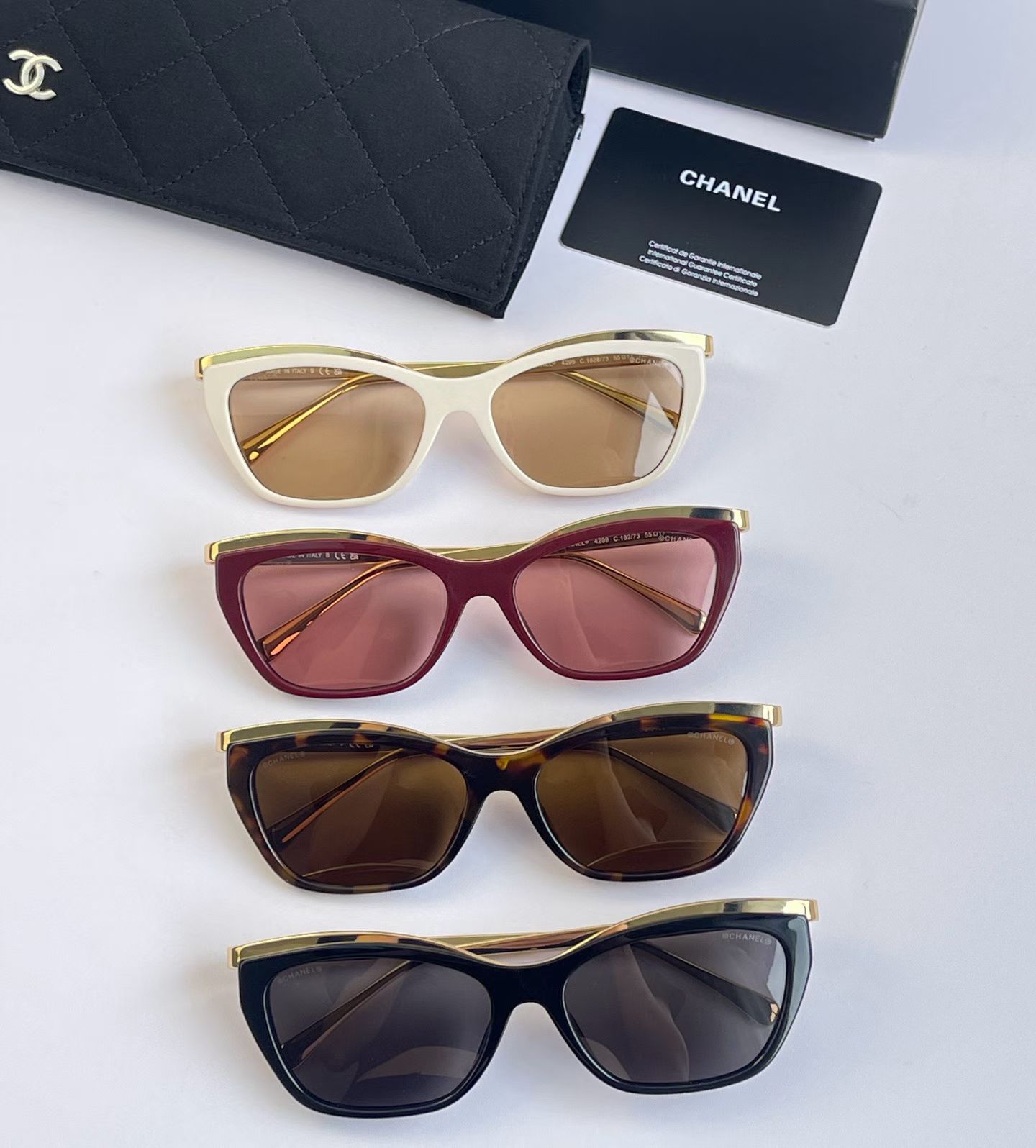 Chanel 4299 Acetate Cat-Eye Sunglasses