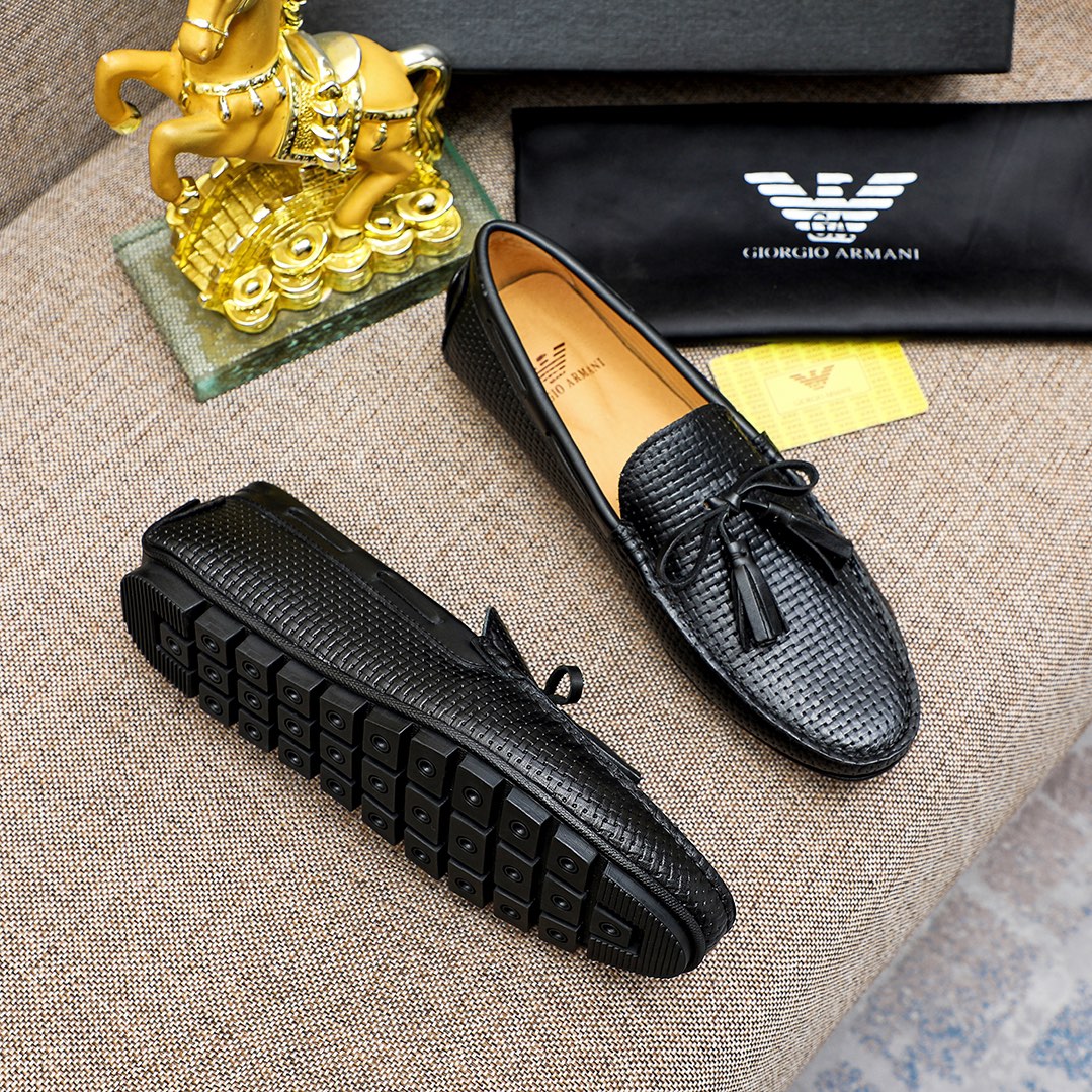 Factory precio [Armani] Armani nuevos zapatos casuales de soja, contador de uno a uno la producción 