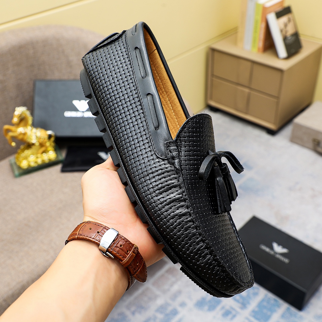 Factory precio [Armani] Armani nuevos zapatos casuales de soja, contador de uno a uno la producción 