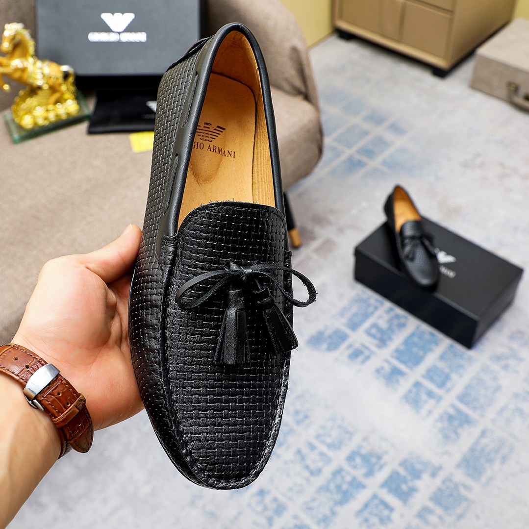 Factory precio [Armani] Armani nuevos zapatos casuales de soja, contador de uno a uno la producción 