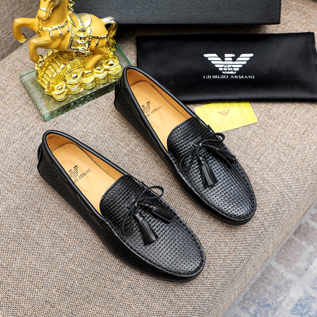 Factory precio [Armani] Armani nuevos zapatos casuales de soja, contador de uno a uno la producción 