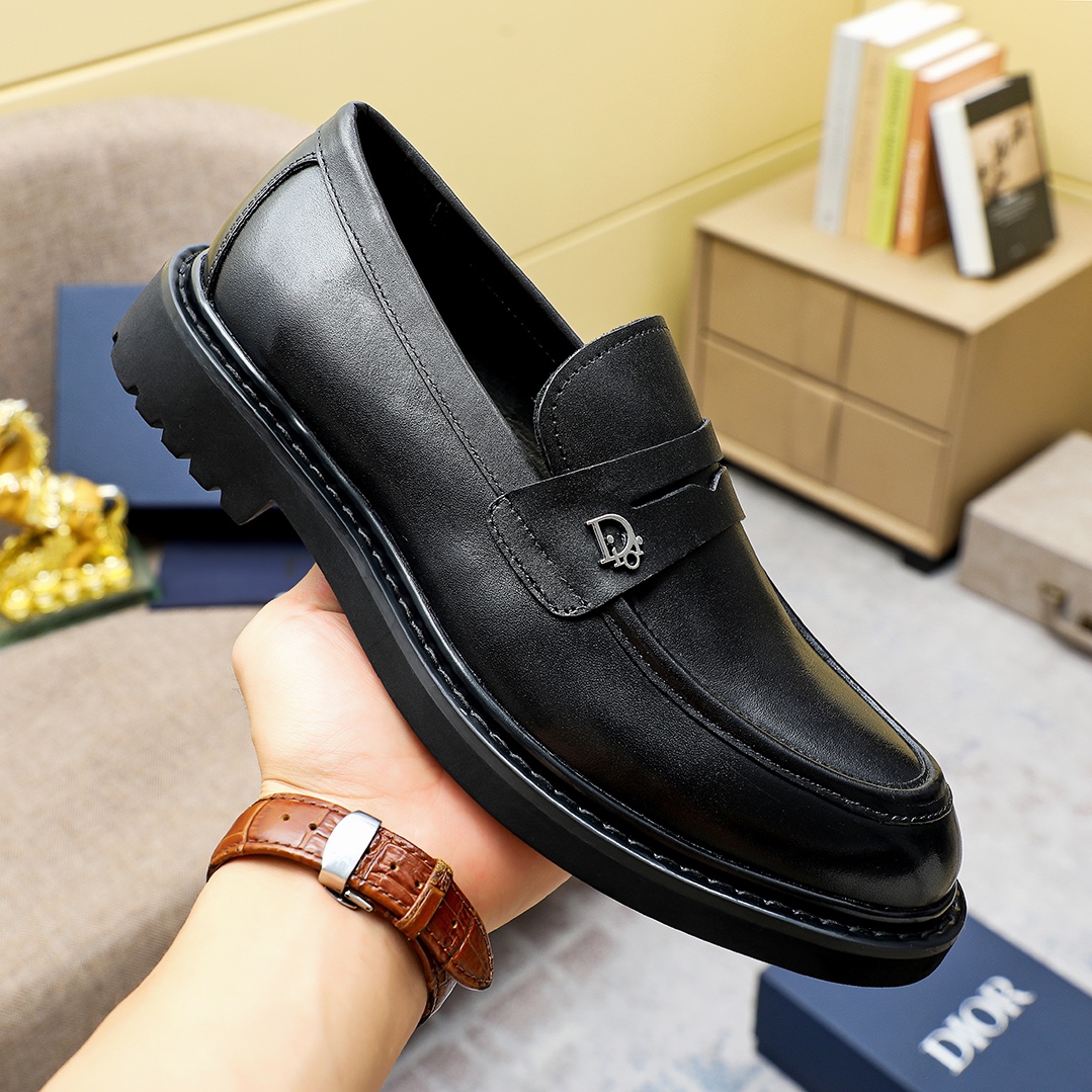 Dior Men's Black Leather Loafers - Stylish & Comfortable Shoes 5 i1713885895 6375 0