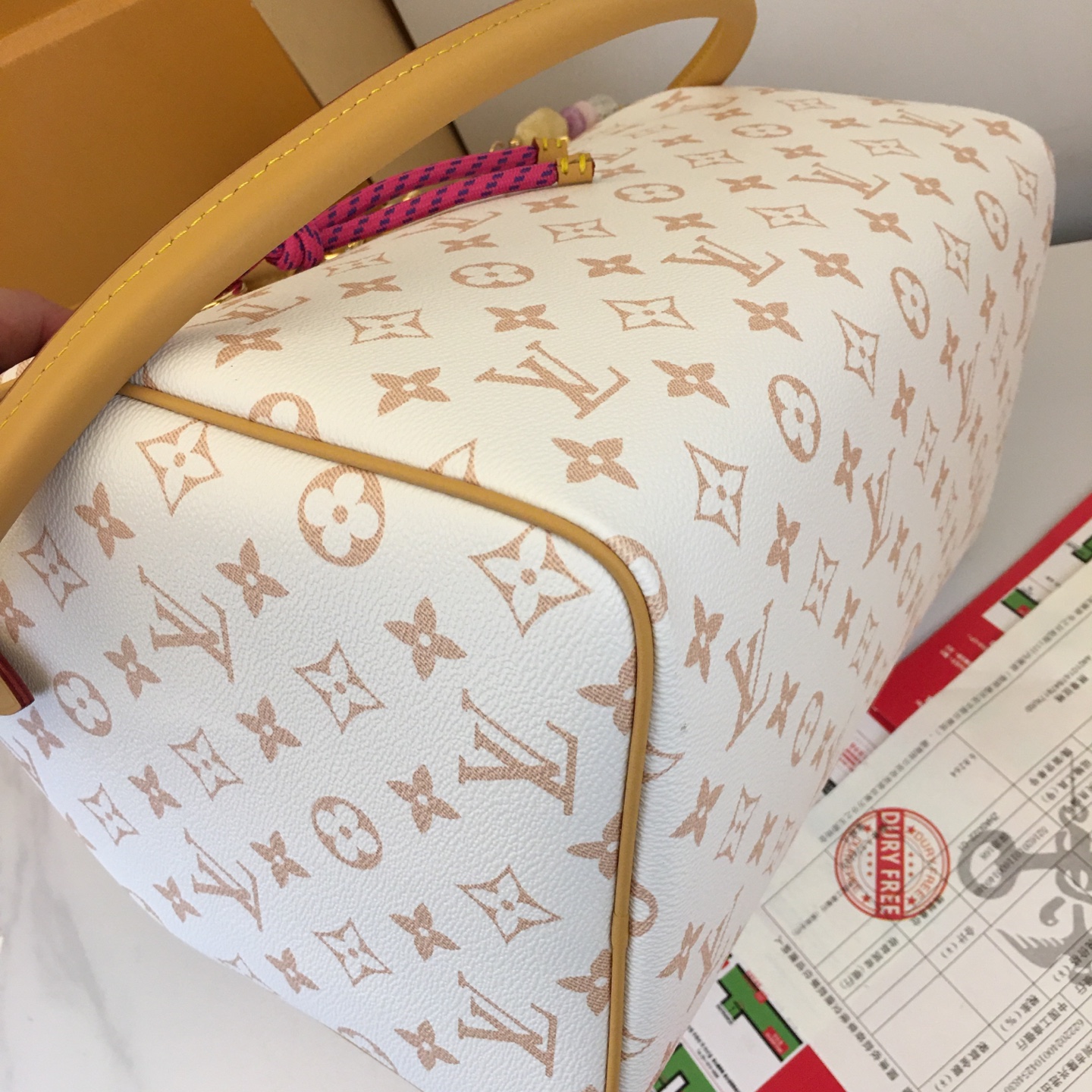 Louis Vuitton Speedy Soft 30 Lucky Handbag with Crystal Dream Purple Charm 5 i1754240177125 3009 0 4