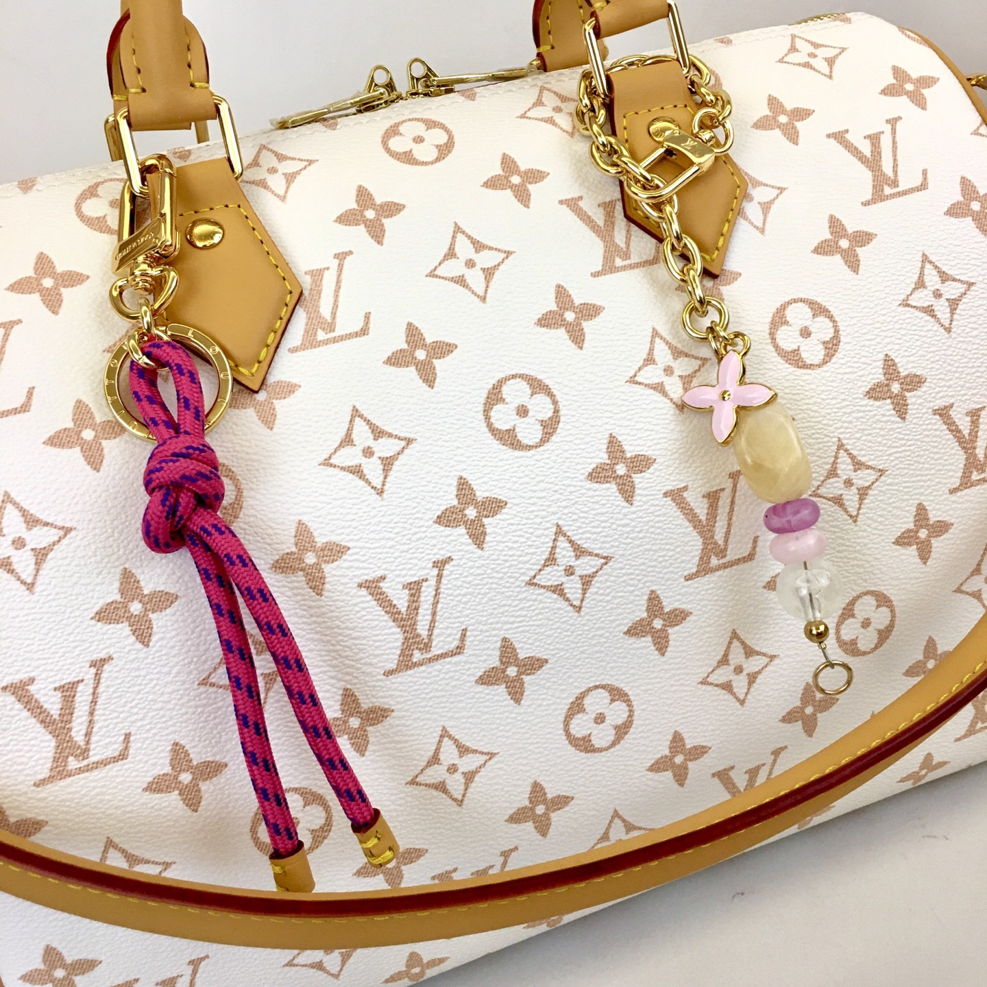 Louis Vuitton Speedy Soft 30 Lucky Handbag with Crystal Dream Purple Charm 4 i1754240177125 8557 0 3