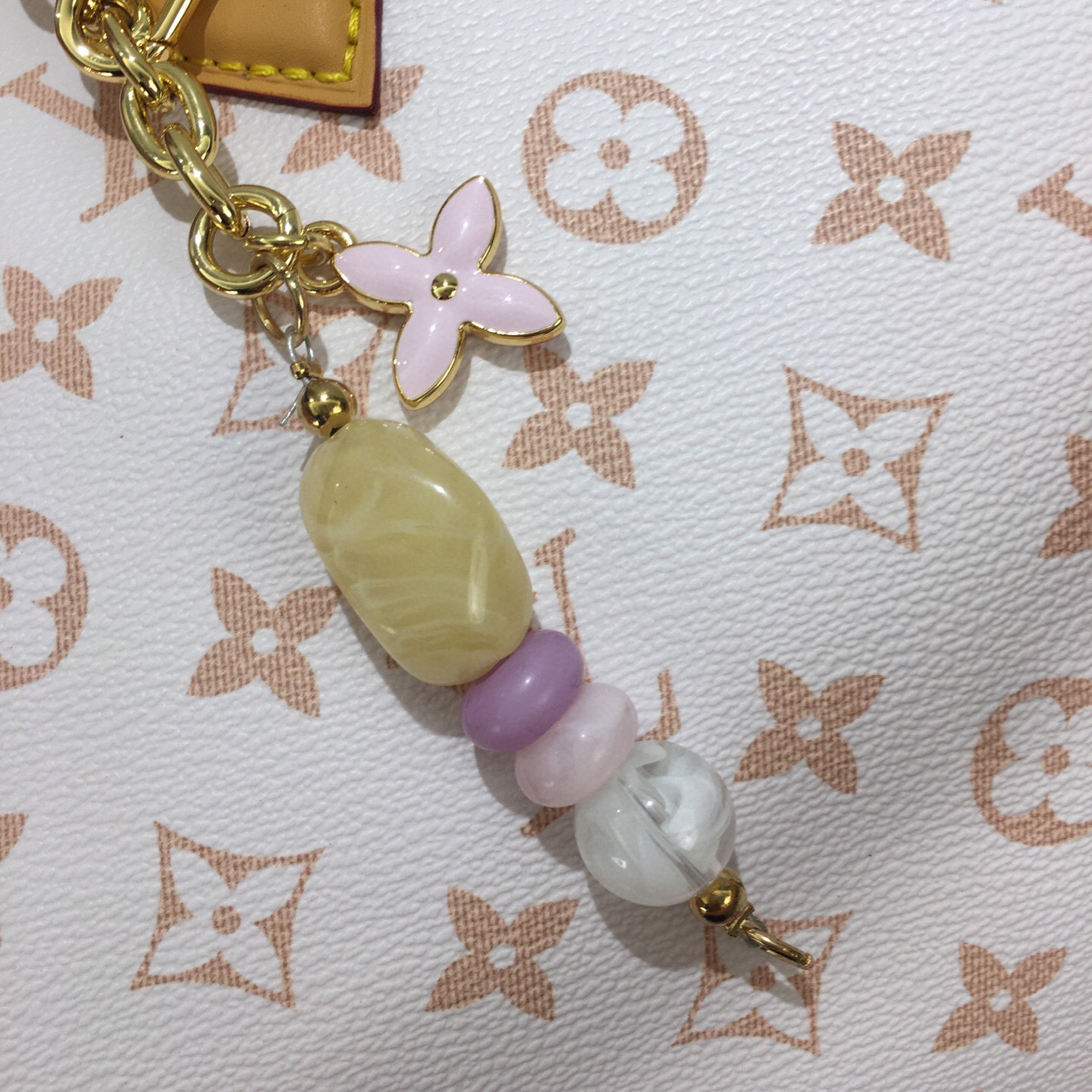 Louis Vuitton Speedy Soft 30 Lucky Handbag with Crystal Dream Purple Charm 3 i1754240180896 854 0 0