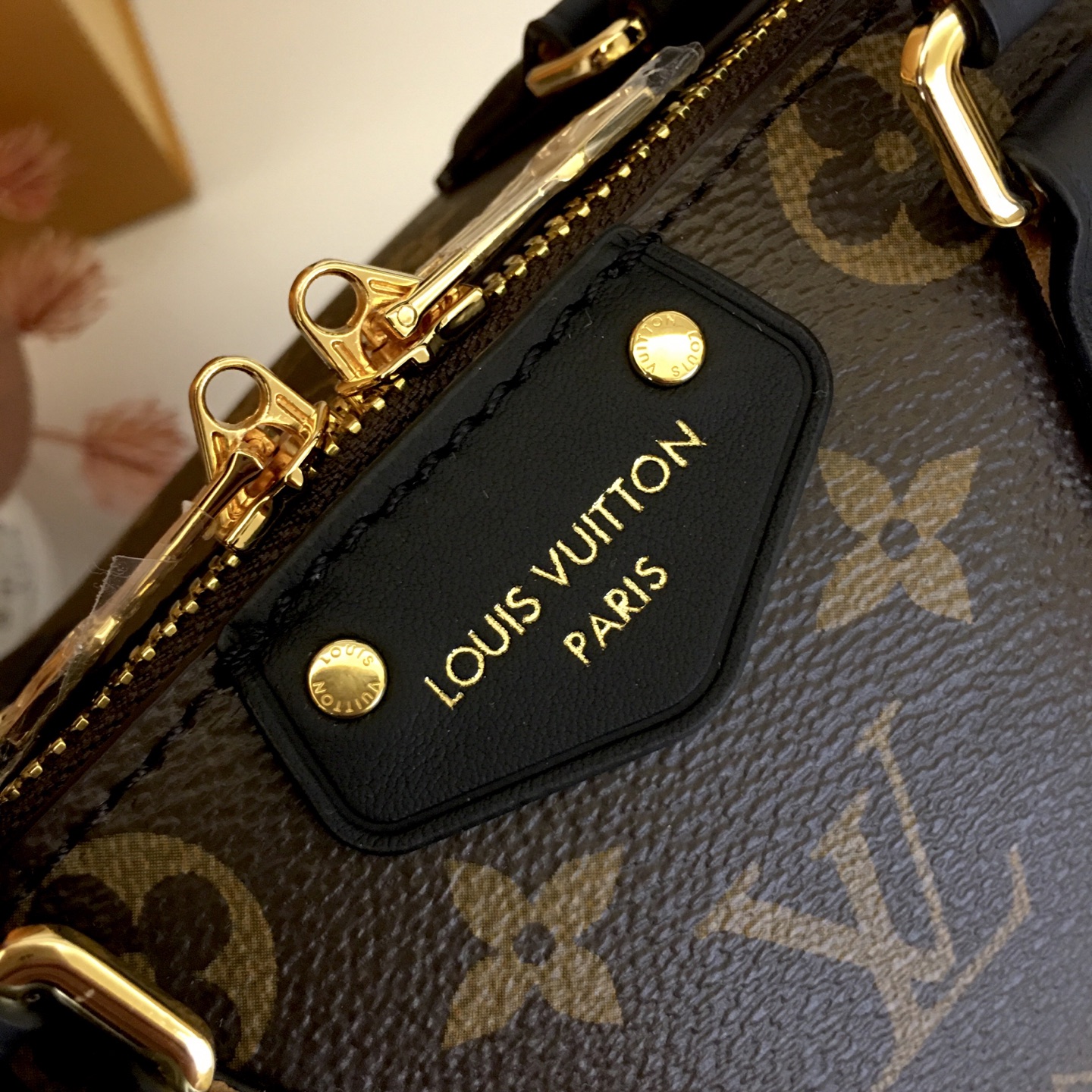 Louis Vuitton Speedy 25 Monogram Canvas Handbag with Leather Trim 6 i1754413769675 1819 0 4