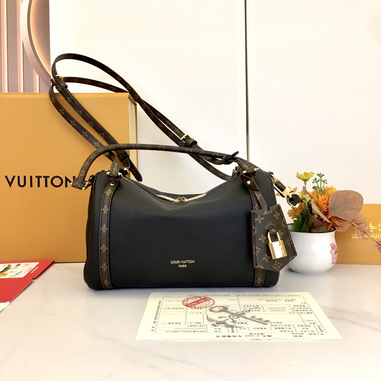 Louis Vuitton Express Small Handbag: Leather, Monogram Trim, Versatile Carry 3 i1755194068148 1895 0 1