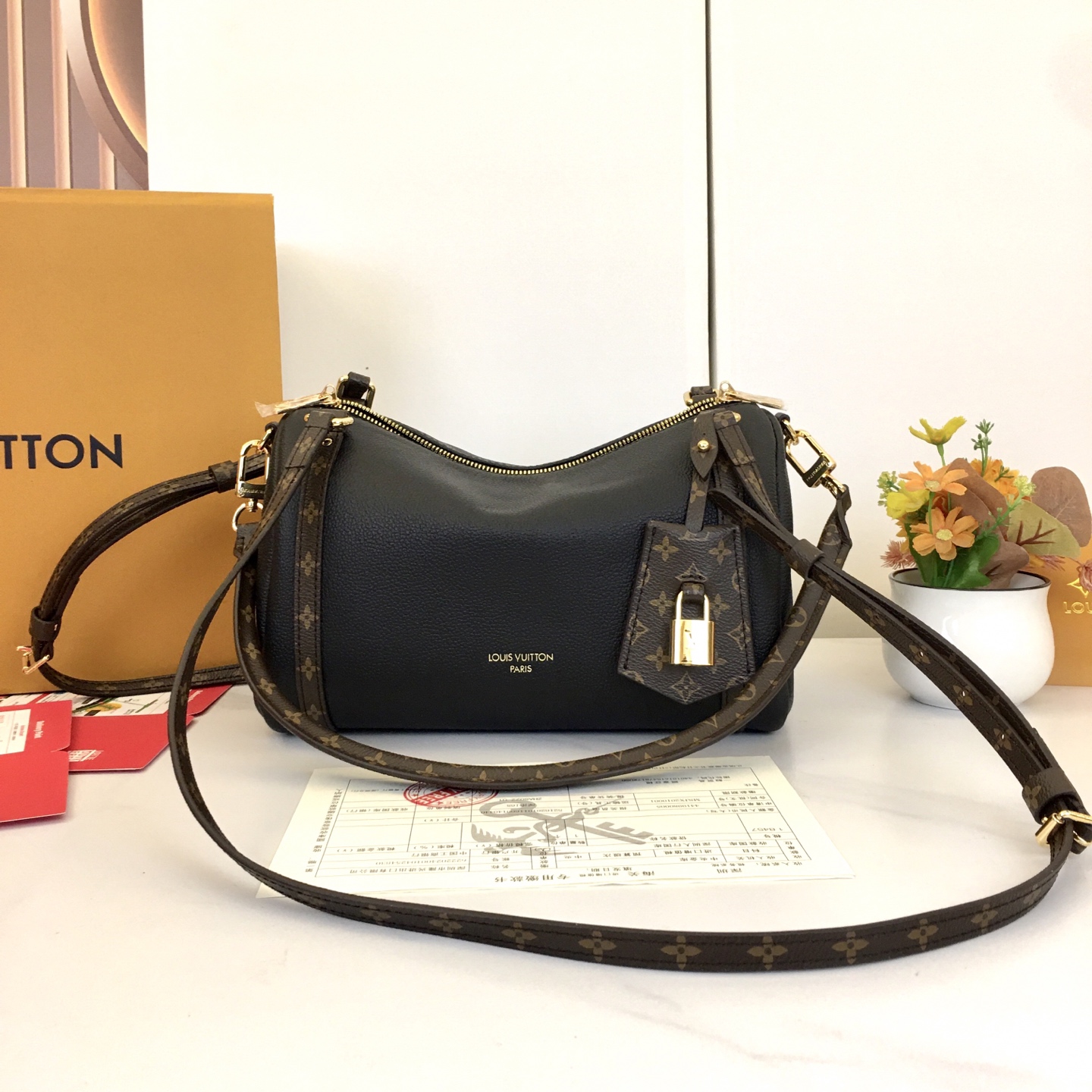 Louis Vuitton Express Small Handbag: Leather, Monogram Trim, Versatile Carry 4 i1755194068469 4324 0 2