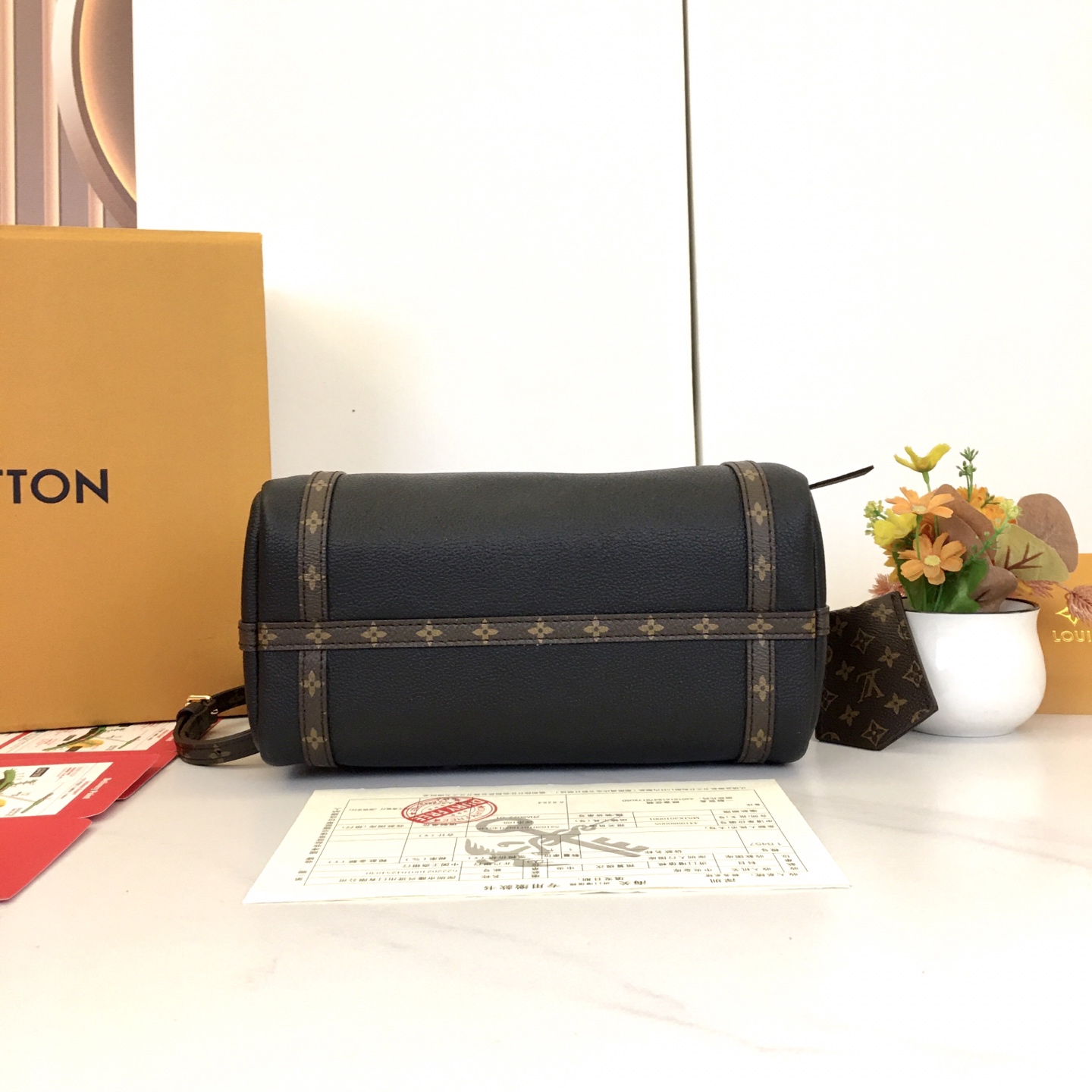 Louis Vuitton Express Small Handbag: Leather, Monogram Trim, Versatile Carry 8 i1755194075816 4638 0 6