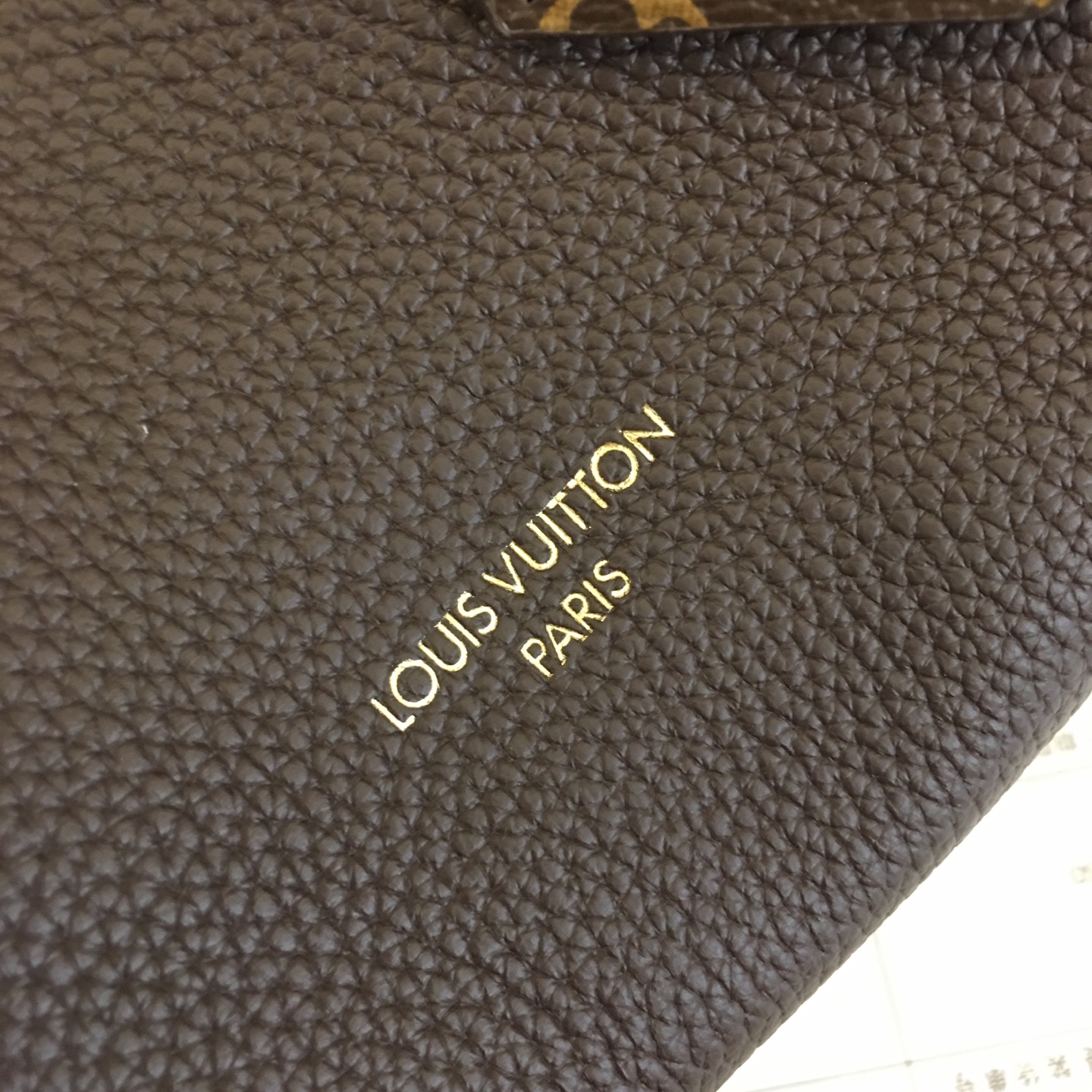 Louis Vuitton Express Small Handbag in Brown Leather with Monogram Trim 6 i1756318662567 8030 0 4