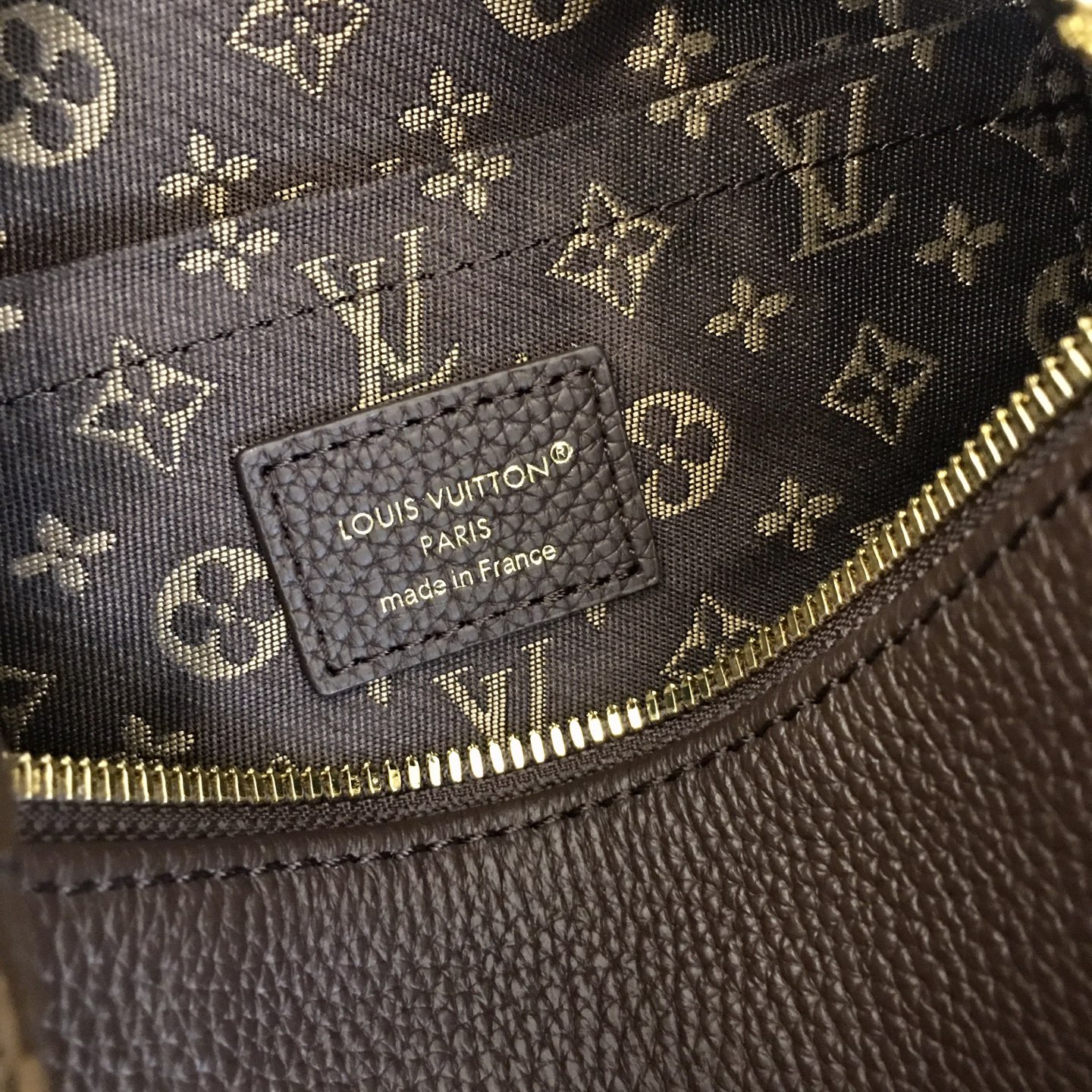 Louis Vuitton Express Small Handbag in Brown Leather with Monogram Trim 9 i1756318663370 9925 0 7