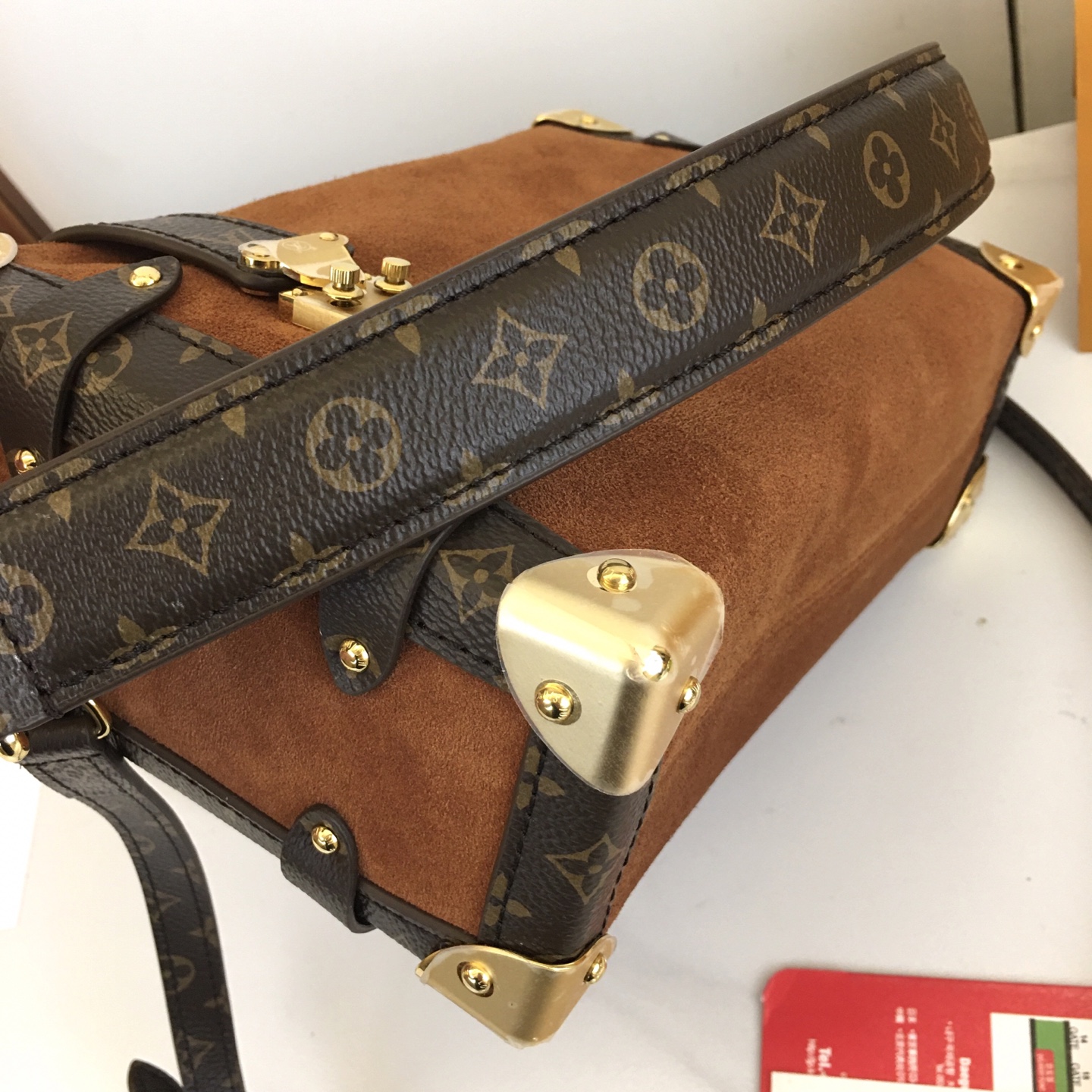 Louis Vuitton Side Trunk Medium Brown Monogram Handbag Crossbody M15072 7 i1758475581072 6861 0 5