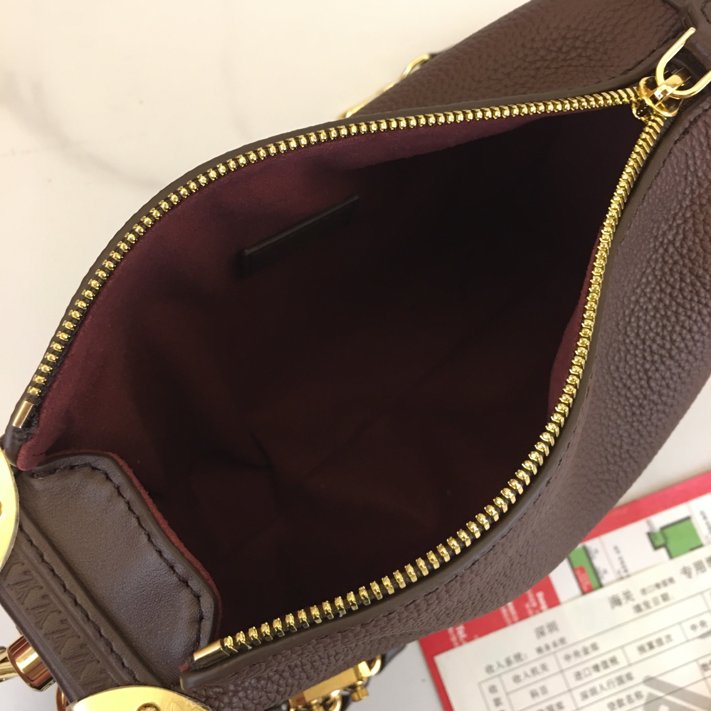 Louis Vuitton Side Trunk Medium Handbag, Brown Leather, Gold-Tone Hardware 10 i1758475638167 6825 0 8