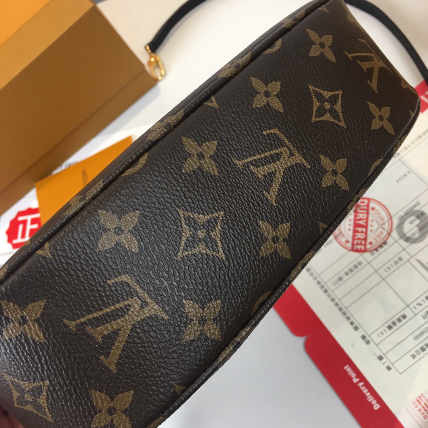 Louis Vuitton Catchy Small Handbag Monogram Canvas Leather Trim, Crossbody 7 i1758818832362 6298 0 6