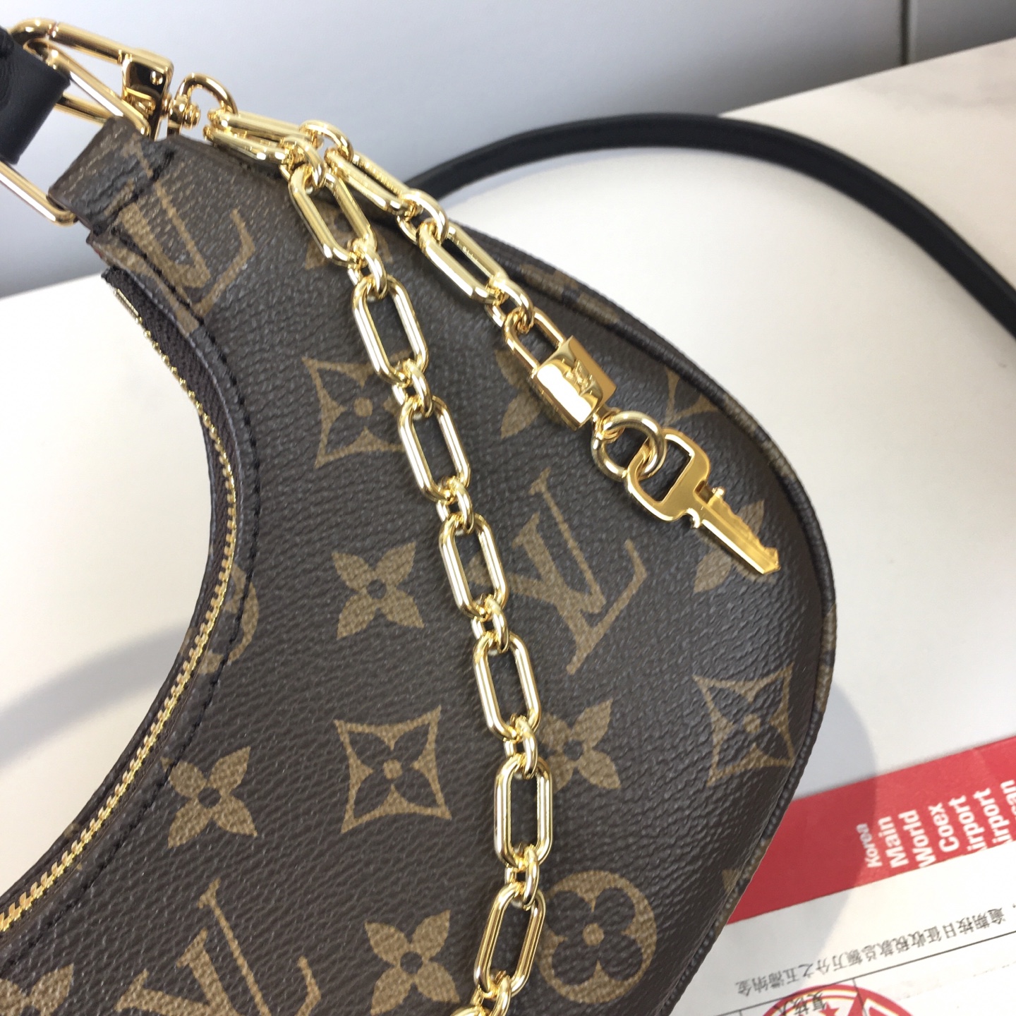 Louis Vuitton Catchy Small Handbag Monogram Canvas Leather Trim, Crossbody 6 i1758818832897 6529 0 5