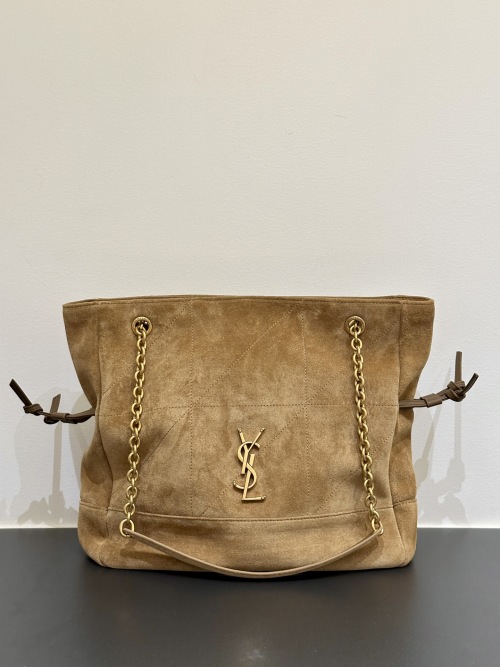 Yves Saint Laurent Jamie 4.3 Small Pochette Suede Shoulder Bag, Tan 1 Yves Saint Laurent Jamie 4.3 Small Pochette Suede Shoulder Bag, Tan