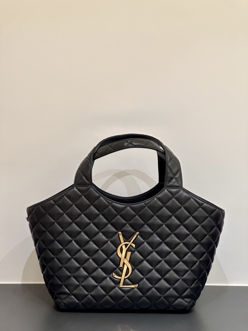 Yves Saint Laurent Icare Small Quilted Tote Bag - Chic & Functional 1 Yves Saint Laurent Icare Small Quilted Tote Bag - Chic & Functional