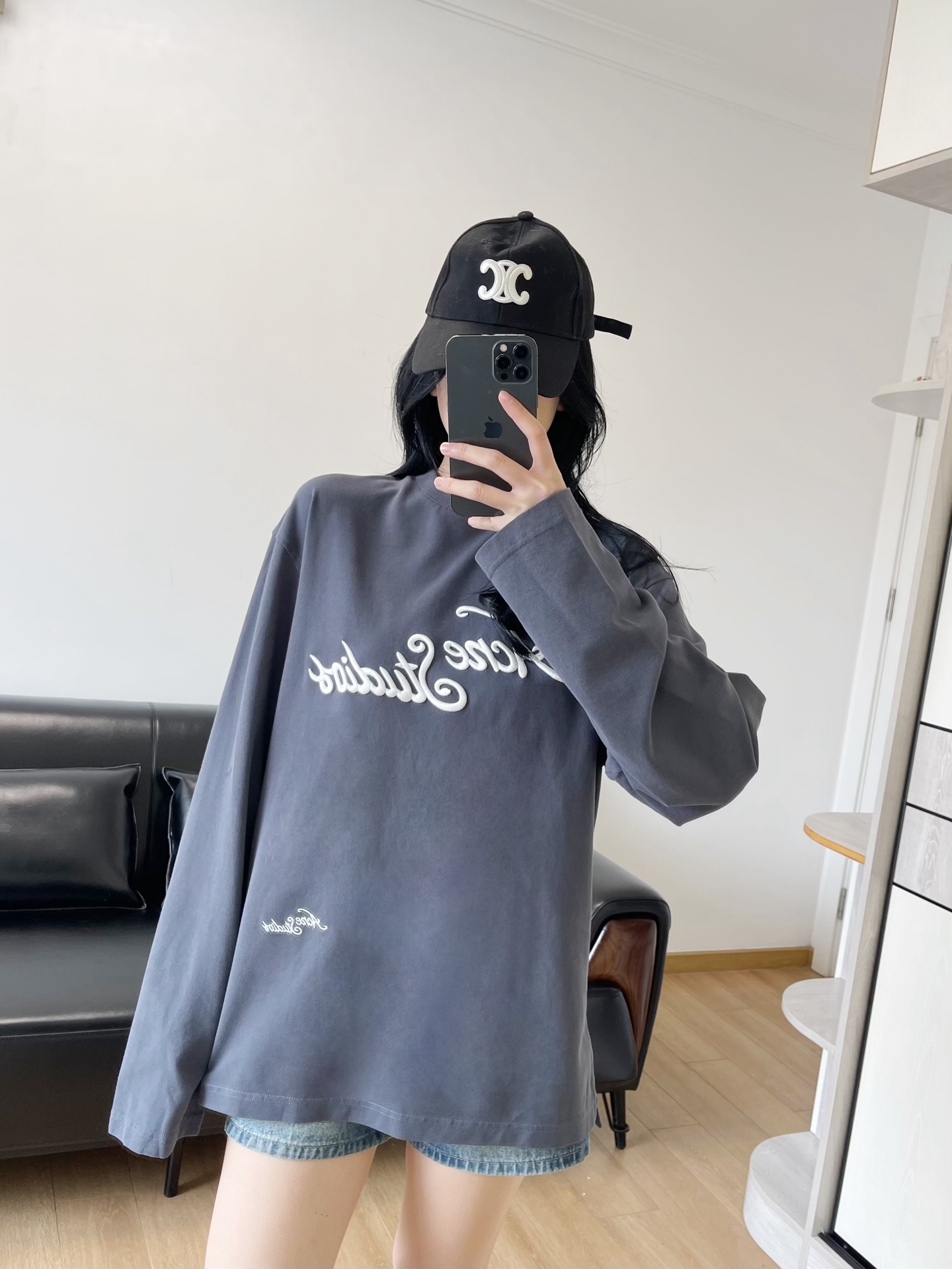 NO:324078,Model 166 98 wear S size and loose effect, alexander wang19860909模特166 98穿S码效果宽松,,alexander wang,Women's clothing