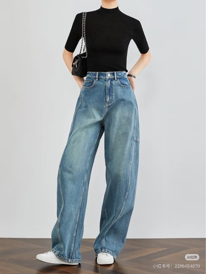 NO:545091,This kind of design that trendy people love. As long as you match this pair of jeans, the whole LOOK is very fashionable, jeans, alexander wang19860909潮人都爱的这种设计感 只要搭配这条牛仔裤整个LOOK都很时髦,,,jeans,alexander wang,Women's clothing