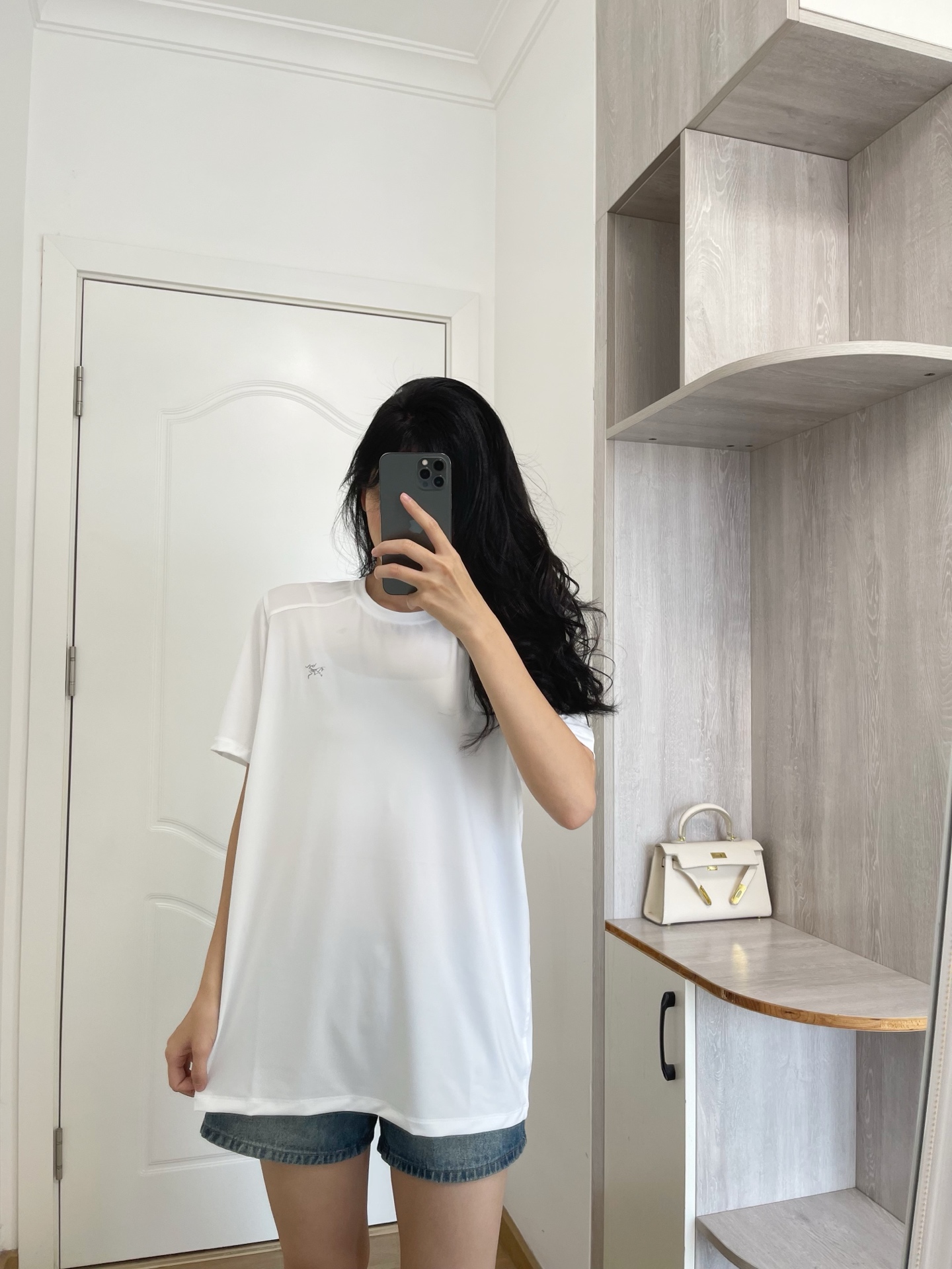 NO:415919,Model 166 98 wear M size loose effect, alexander wang19860909模特166 98穿M码宽松效果,,alexander wang,Women's clothing