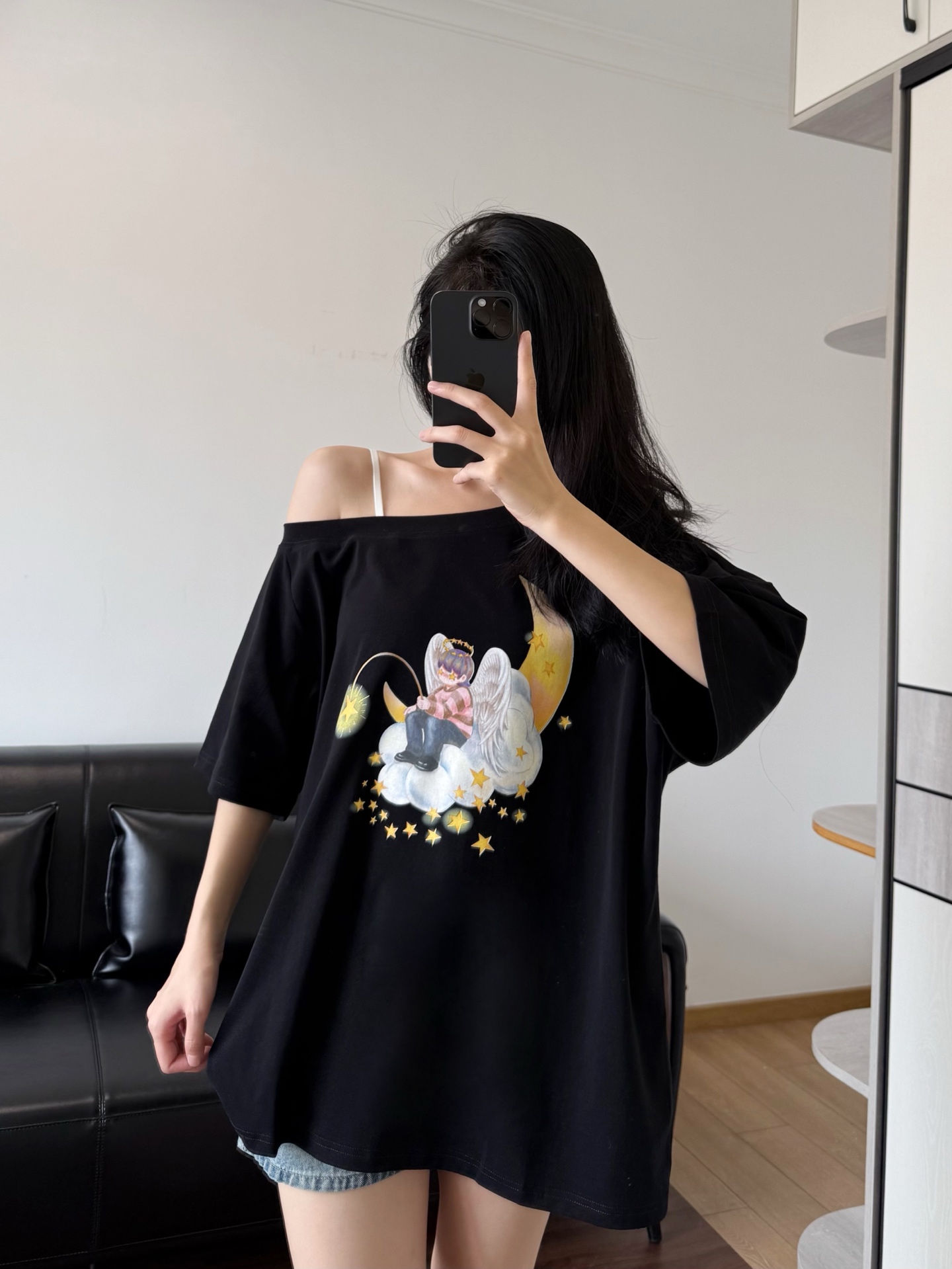 NO:428981,Model 166 98 S-size effect is loose, alexander wang19860909模特166 98 穿S码效果宽松,,alexander wang,Women's clothing