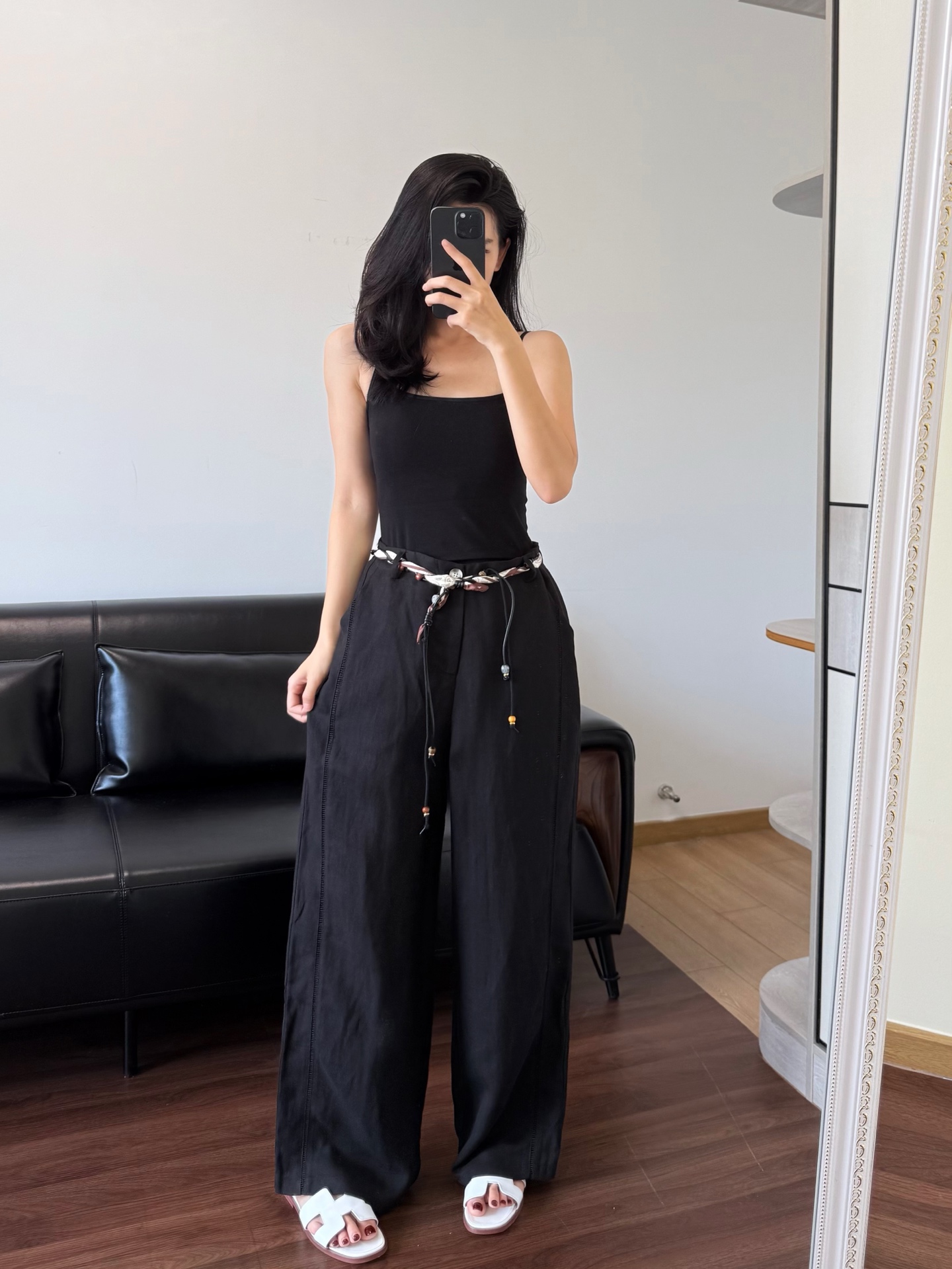 NO:440238,Model 166 98 wears M size loose waist circumference, alexander wang19860909模特166 98穿M码宽松腰围偏大,,alexander wang,Women's clothing