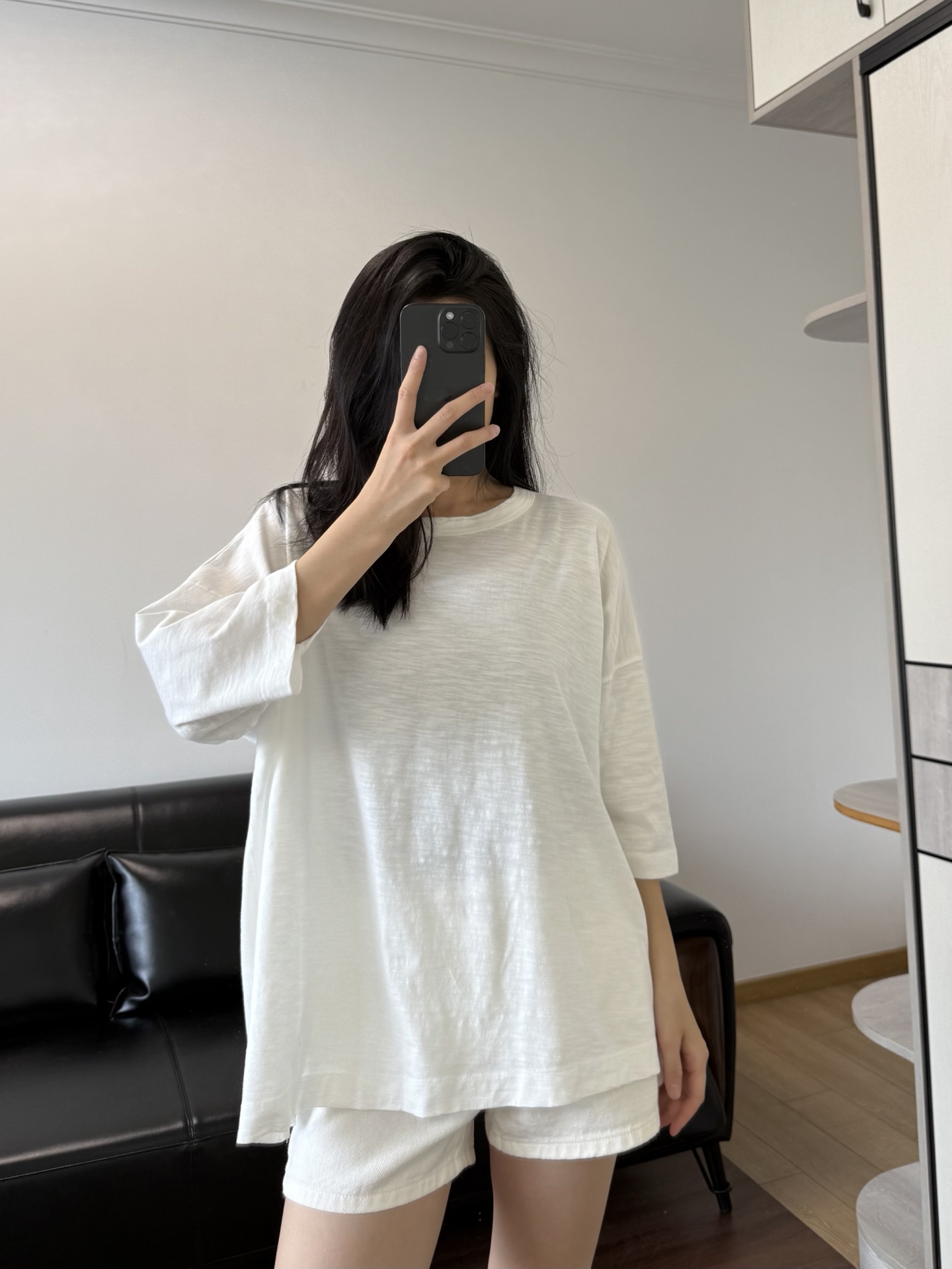 NO:452233,Model 166 98 wears 2 size loose effect, alexander wang19860909模特166 98穿2码宽松效果,,alexander wang,Women's clothing