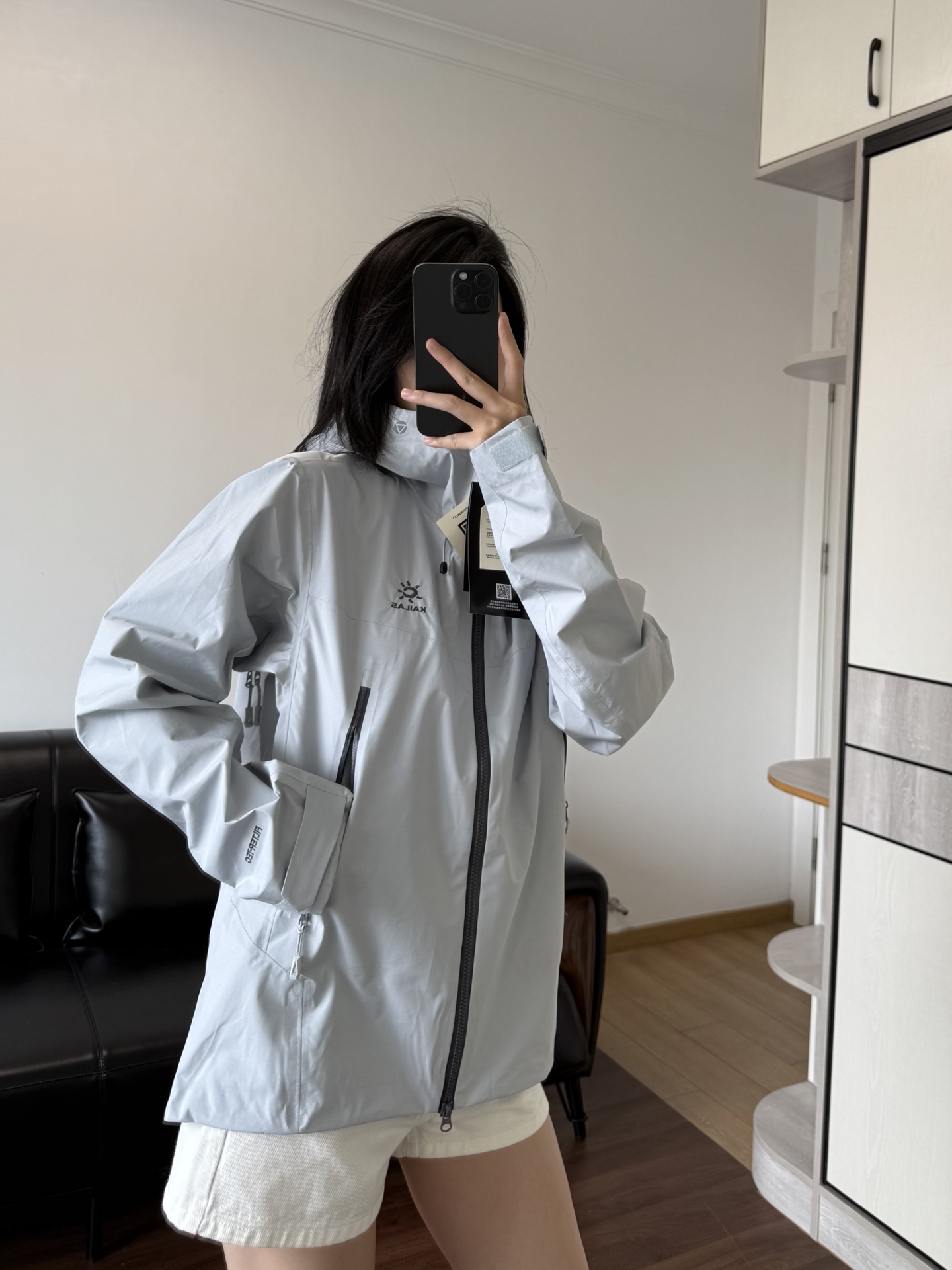 模特166 98穿S码效果