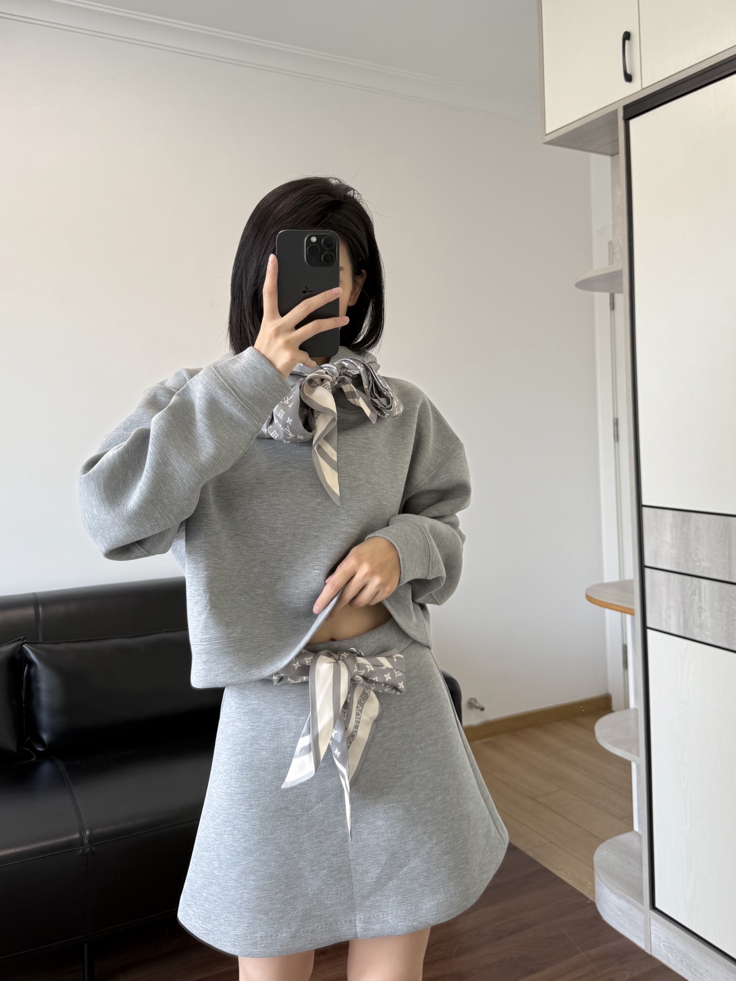 NO:472173,Sweatshirt short skirt p model 166 98 wearing S size effect, hoodie, sweatshirts, skirts, alexander wang19860909卫衣短裙p模特166 98穿S码效果,,hoodie,sweatshirts,skirts,alexander wang,Women's clothing