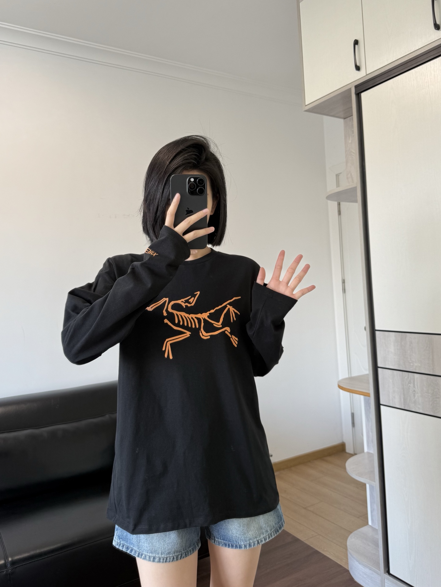 NO:482618,Model 166 98 M-size effect, alexander wang19860909模特166 98穿M码效果,,alexander wang,Women's clothing