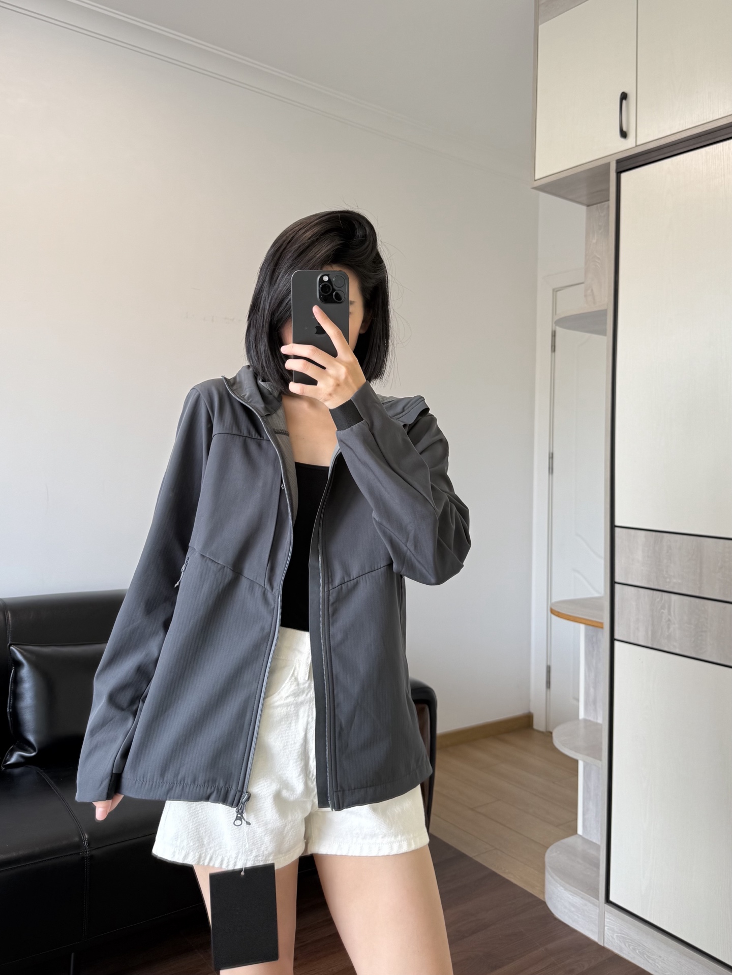 NO:498166,Model 166 98 wears M size and loose effect, alexander wang19860909模特166 98穿M码效果宽松,,alexander wang,Women's clothing