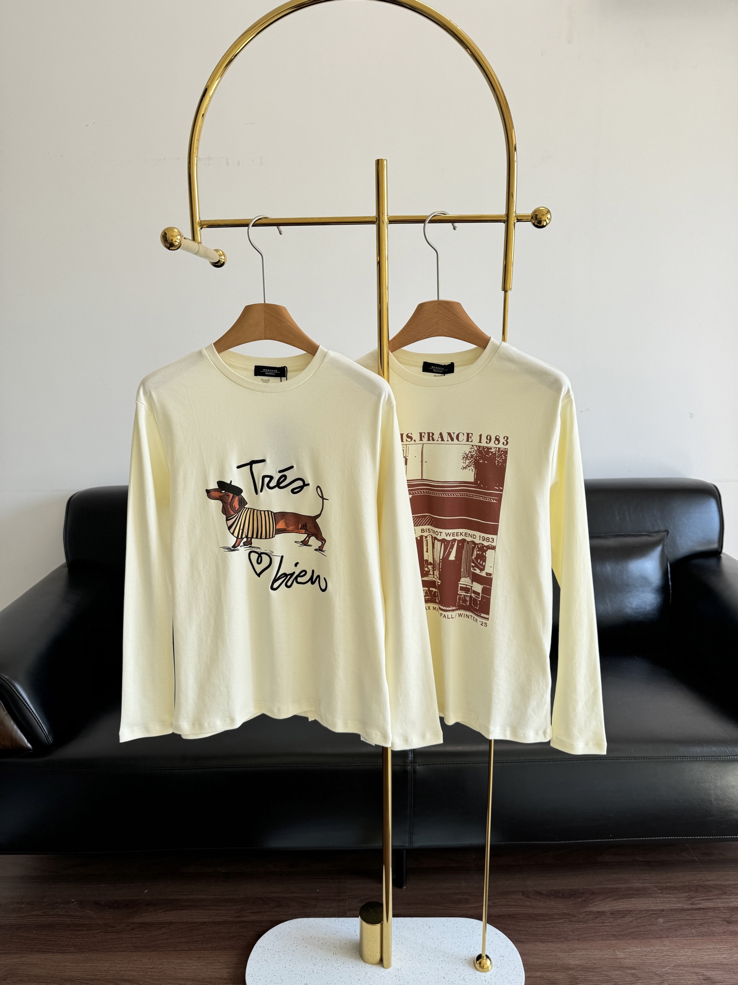 NO:499999,——Weekend MaxMara 25 autumn and winter letter embroidered long-sleeved T-shirt, versatile for thousands of years!  The skin-friendly cotton texture is super comfortable and comfortable on the upper body!  The lazy and casual feel is beautiful no matter how you wear it. The perfect combination of high quality and high craftsmanship is a must-have for everyone. It is simple and stylish. It looks very good when worn in a jacket!  Code sml, Jackets & coats,tees, t-shirt,alexander wang19860909——Weekend MaxMara 25秋冬字母刺绣长袖T恤衫 万年百搭！亲肤感超棒的棉质亲肤质地,上身超级舒服！慵懒休闲感,怎么穿都好看啊 高品质和高工艺的完美融合, 这种款款式人手必入没商量 简约有型 搭在外套里很显衣品哦！ 码数sml,,jackets & coats,tees，t-shirt,alexander wang,Women's clothing