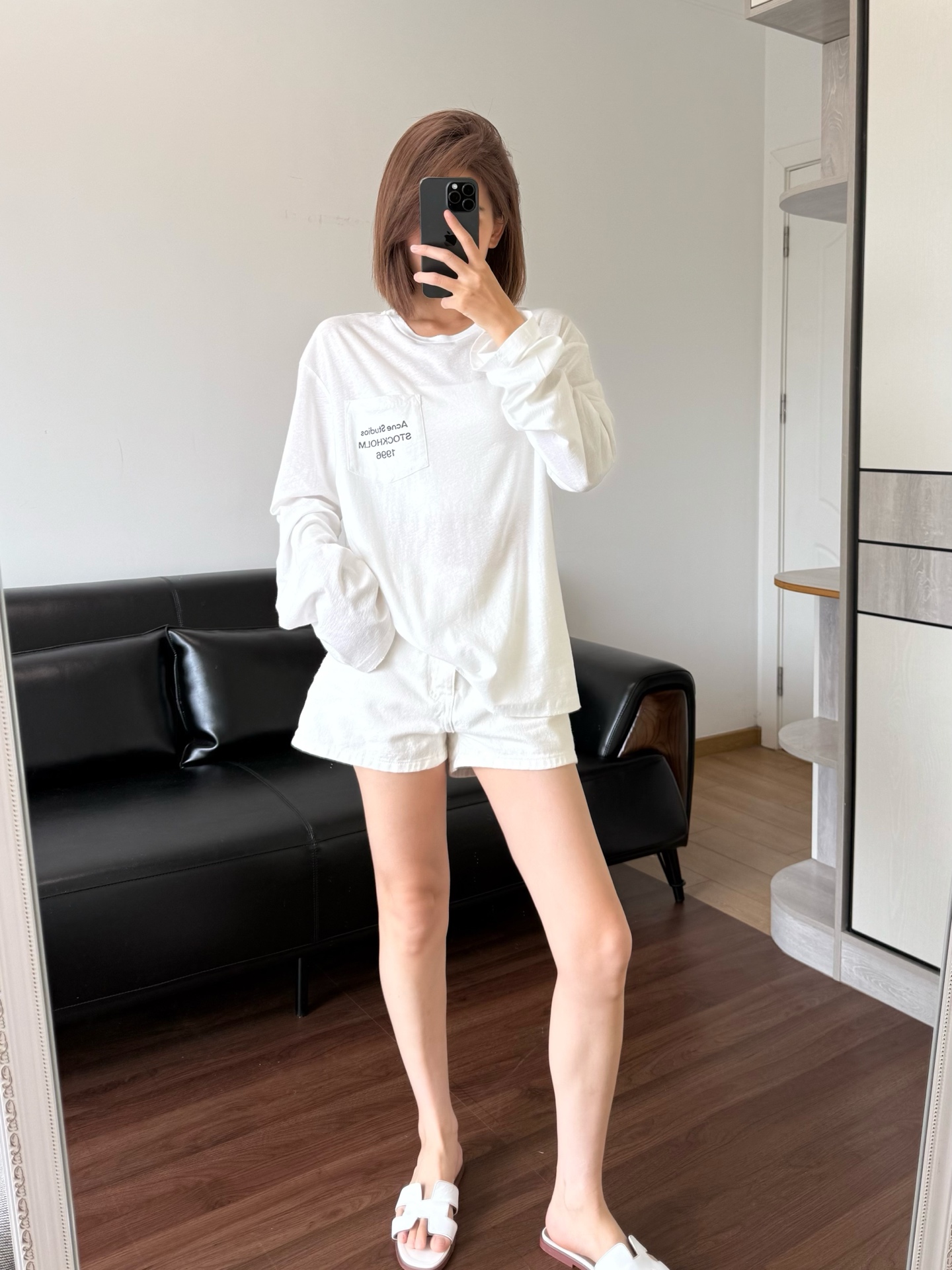 NO:506257,Model 166 98 wear S size and loose effect, alexander wang19860909模特166 98穿S码效果宽松,,alexander wang,Women's clothing