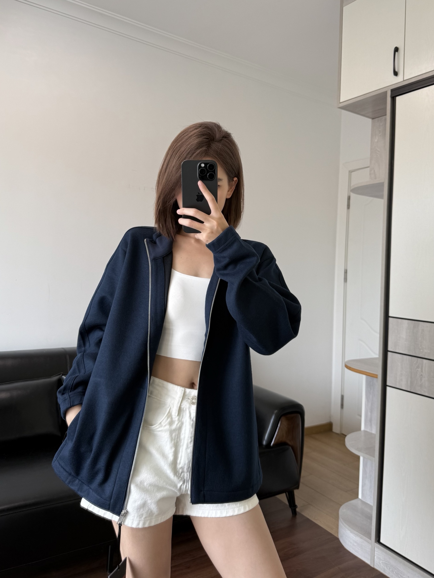 NO:506267,Model 166 98 wears M size and loose effect, alexander wang19860909模特166 98穿M码效果宽松,,alexander wang,Women's clothing