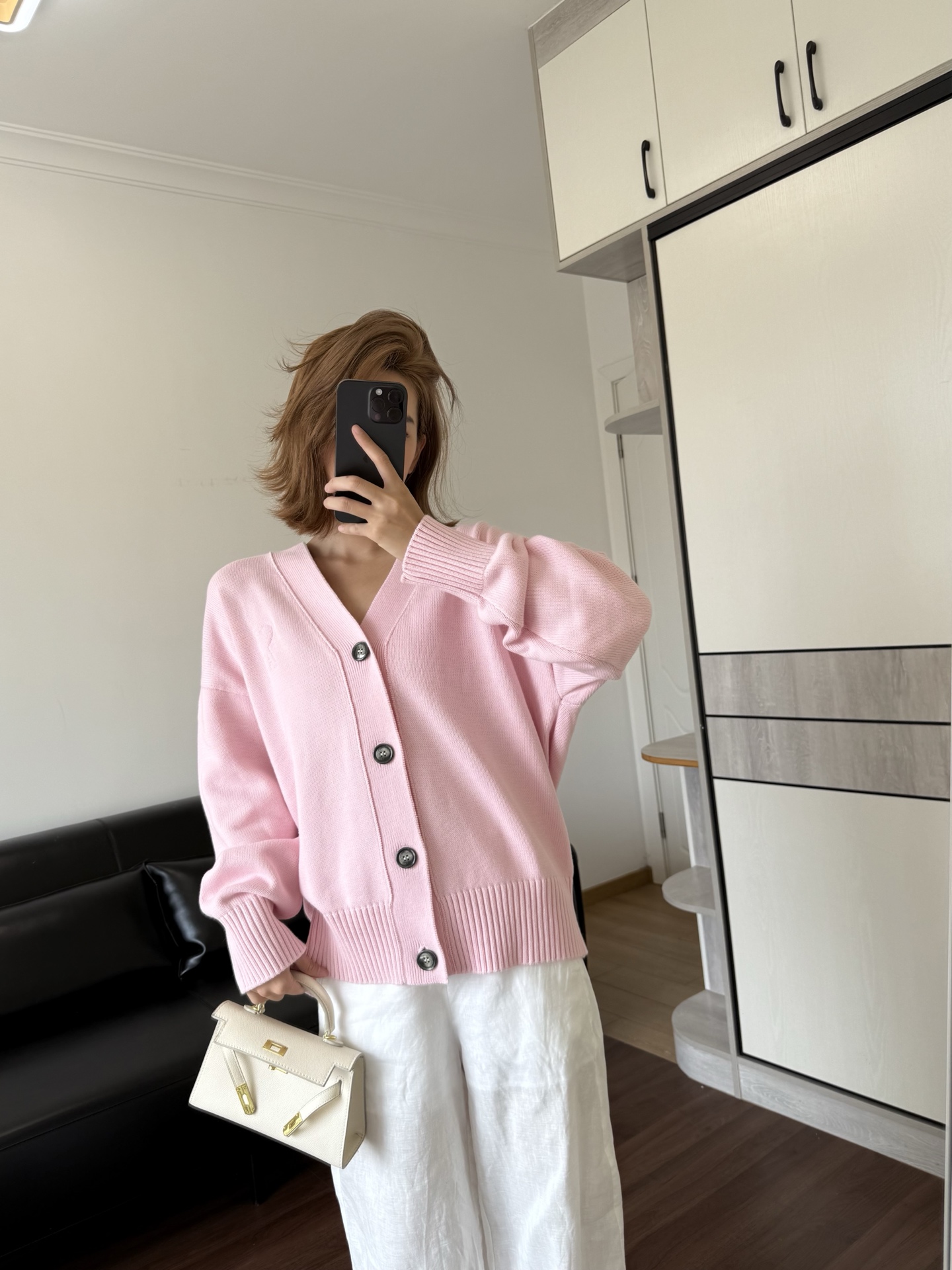 NO:561764,Round neck V-neck model 166 98 wearing S size loose effect,,alexander wang19860909圆领款V领款模特166 98穿S码宽松效果,,alexander wang,Women's clothing