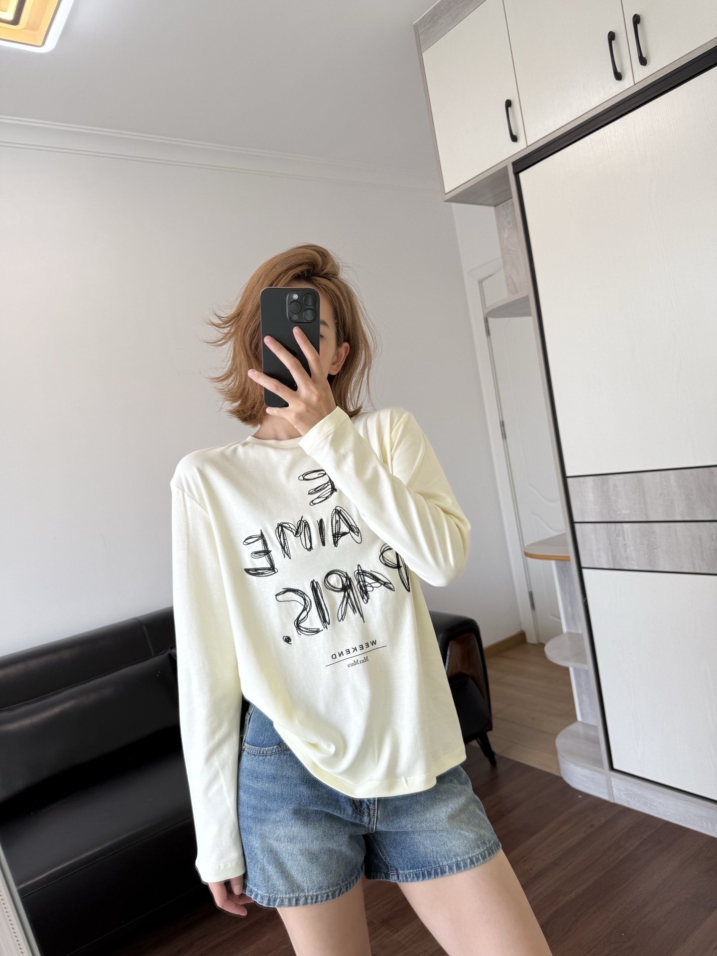 NO:561778,Model 166 98 wears size S for slim fit effect,,alexander wang19860909模特166 98穿S码修身效果,,alexander wang,Women's clothing