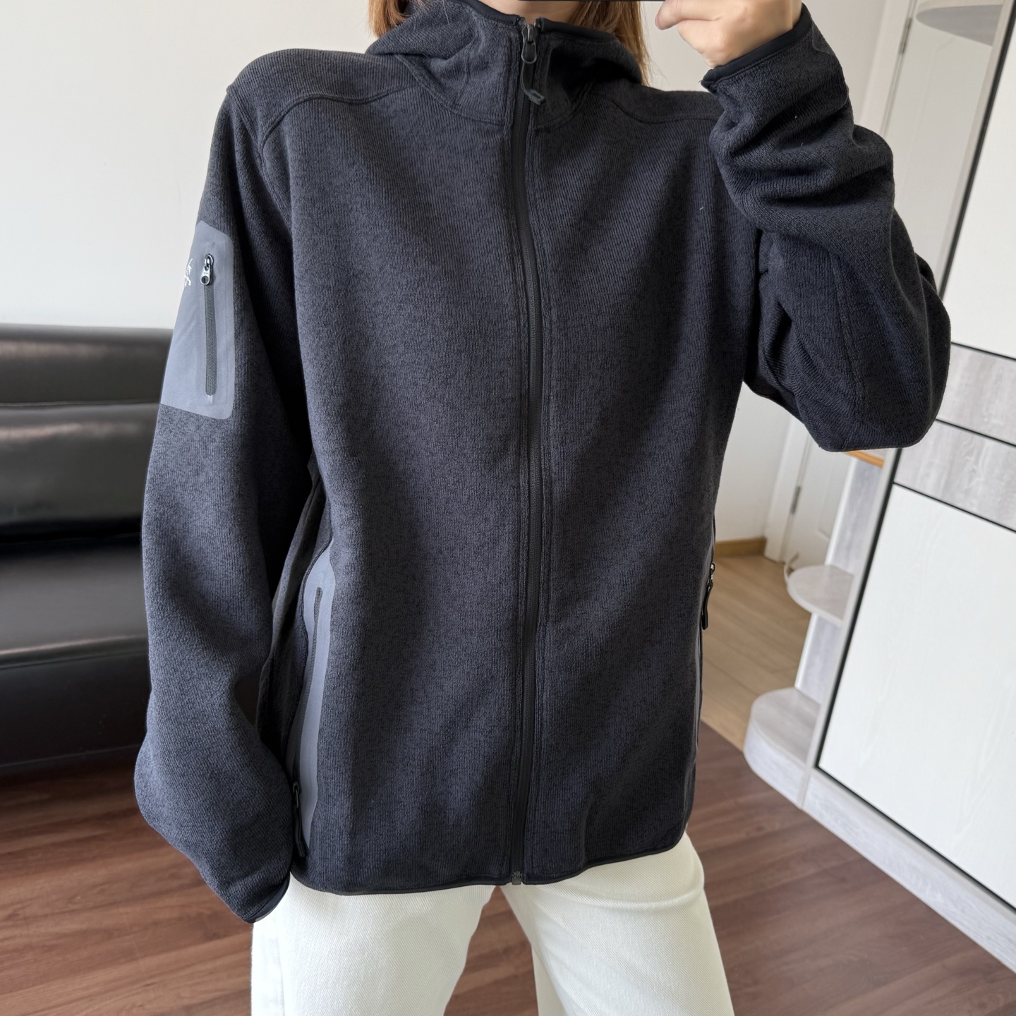 NO:567983,Model 166 98 wears size M, loose effect, alexander wang19860909模特166 98穿M码宽松效果,,alexander wang,Women's clothing