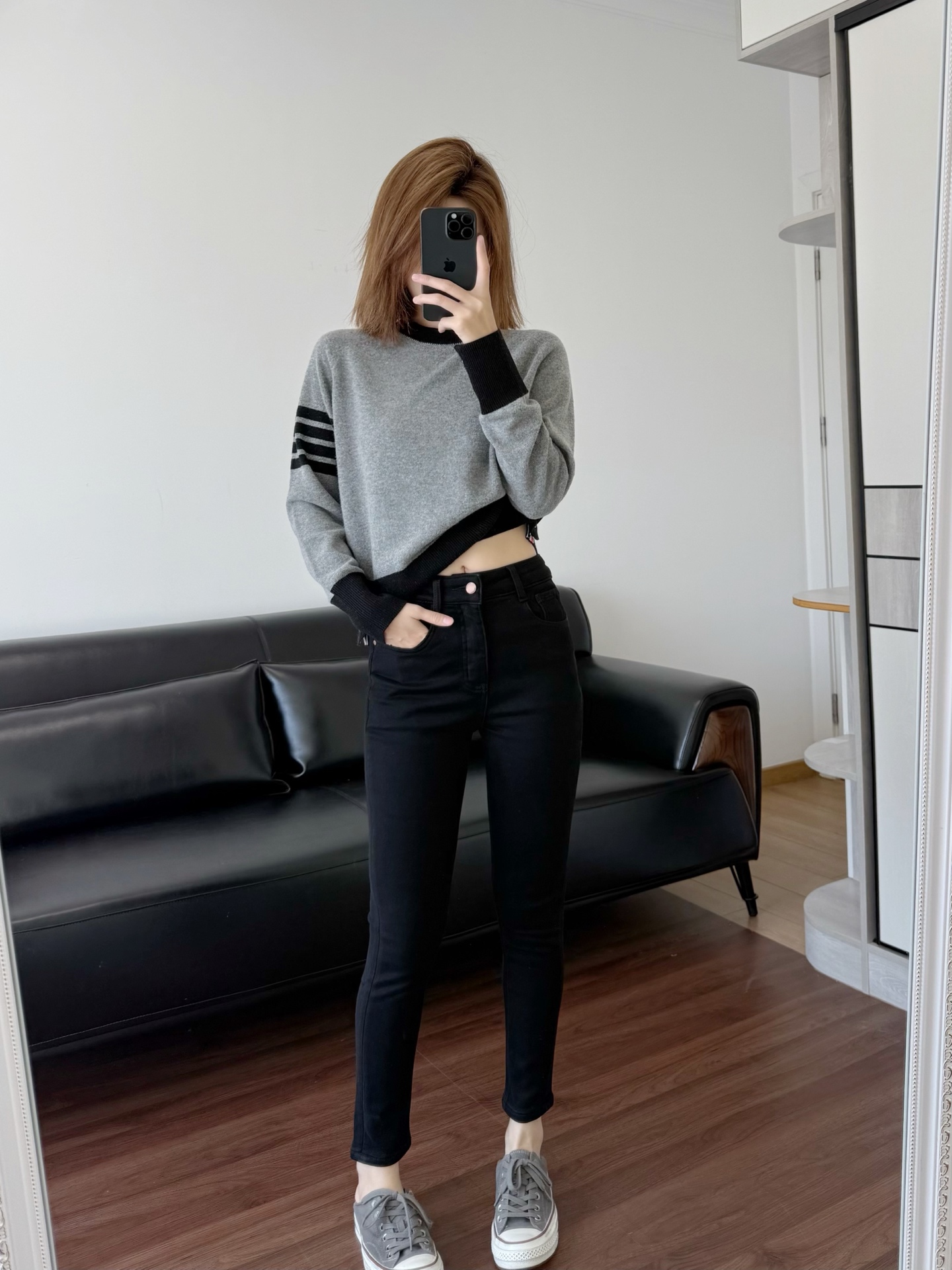 NO:651172,Model 166 98 wears size S with tight effect,,alexander wang19860909模特166 98穿S码紧身效果,,alexander wang,Women's clothing