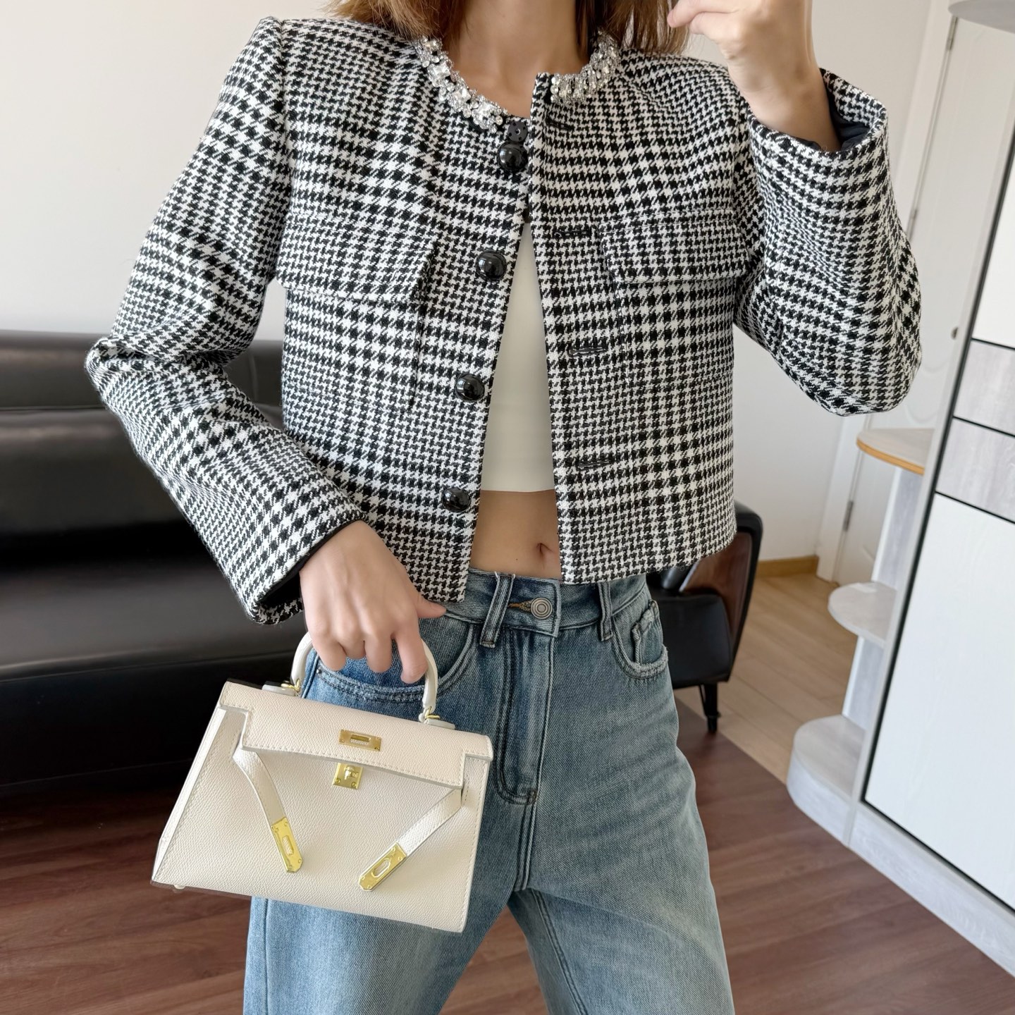 NO:611033,Model 166 98 wears S size slim fit,,alexander wang19860909模特166 98穿S码修身,,alexander wang,Women's clothing