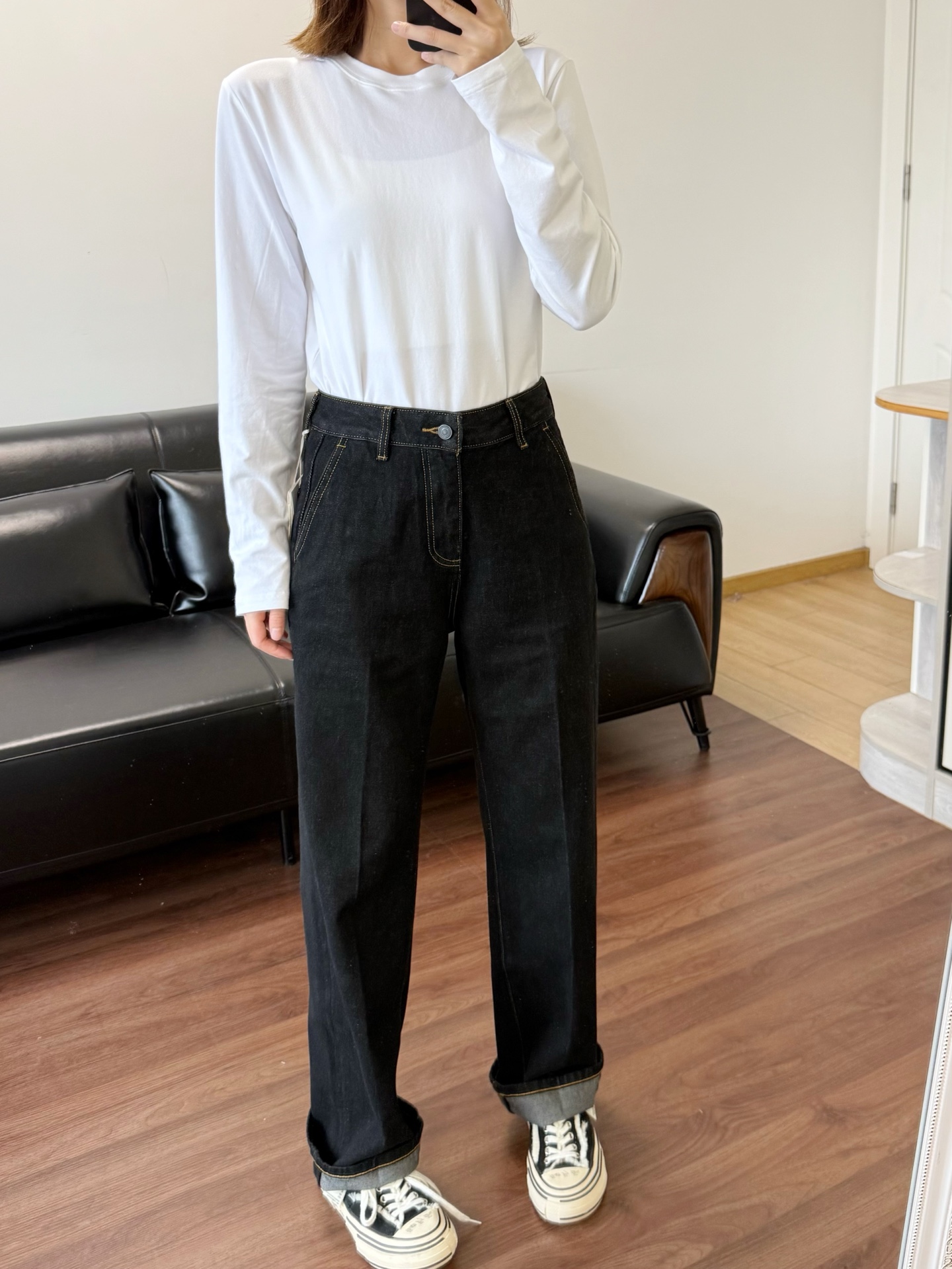 NO:659040,Model 166 98 wears size 26, alexander wang19860909模特166 98穿26码合适,,alexander wang,Women's clothing