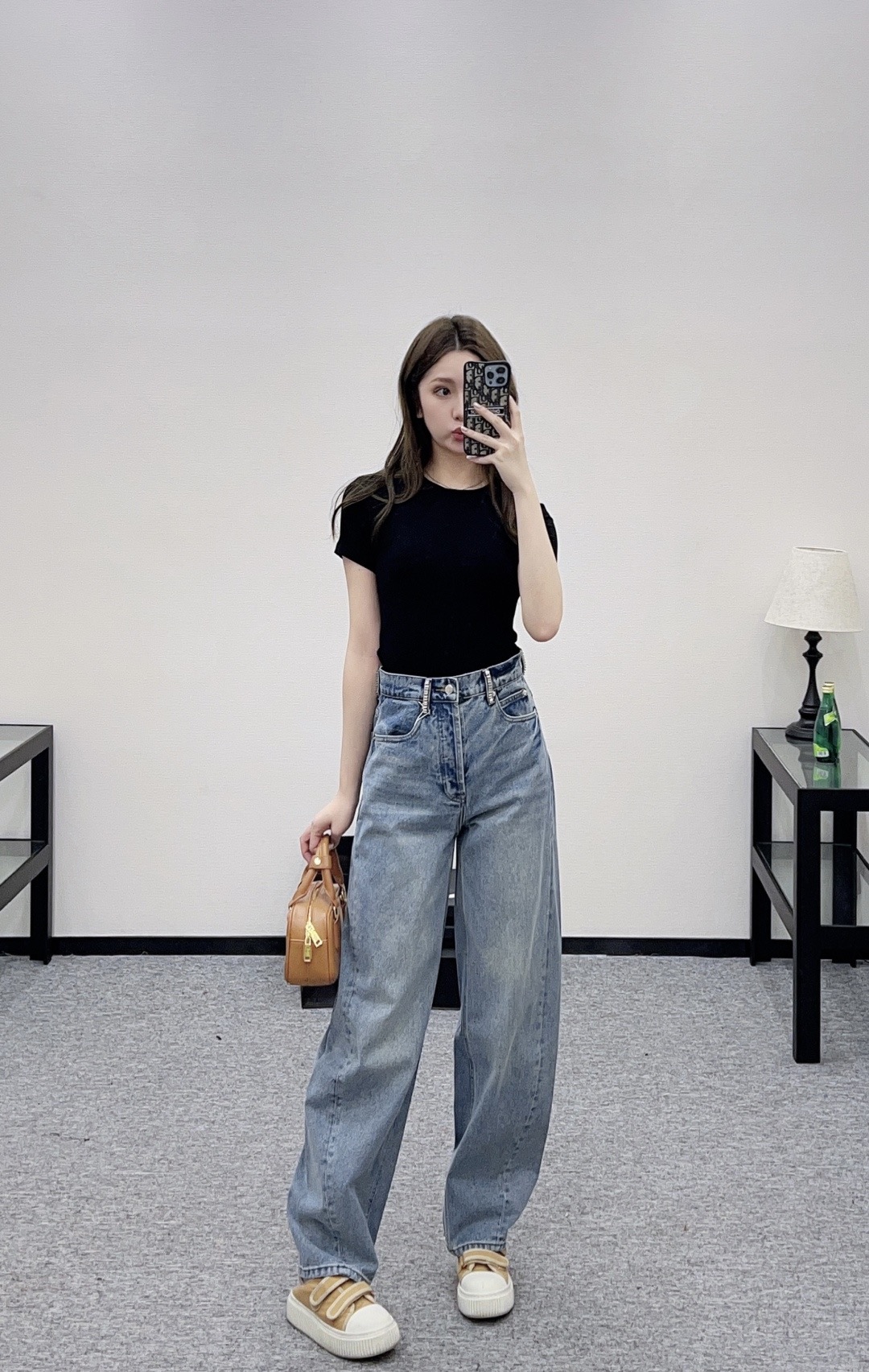 NO:694208,The wash color is a plus, fashionable and flattering,19860909洗水颜色很加分,时尚又显身材,,,Women's clothing