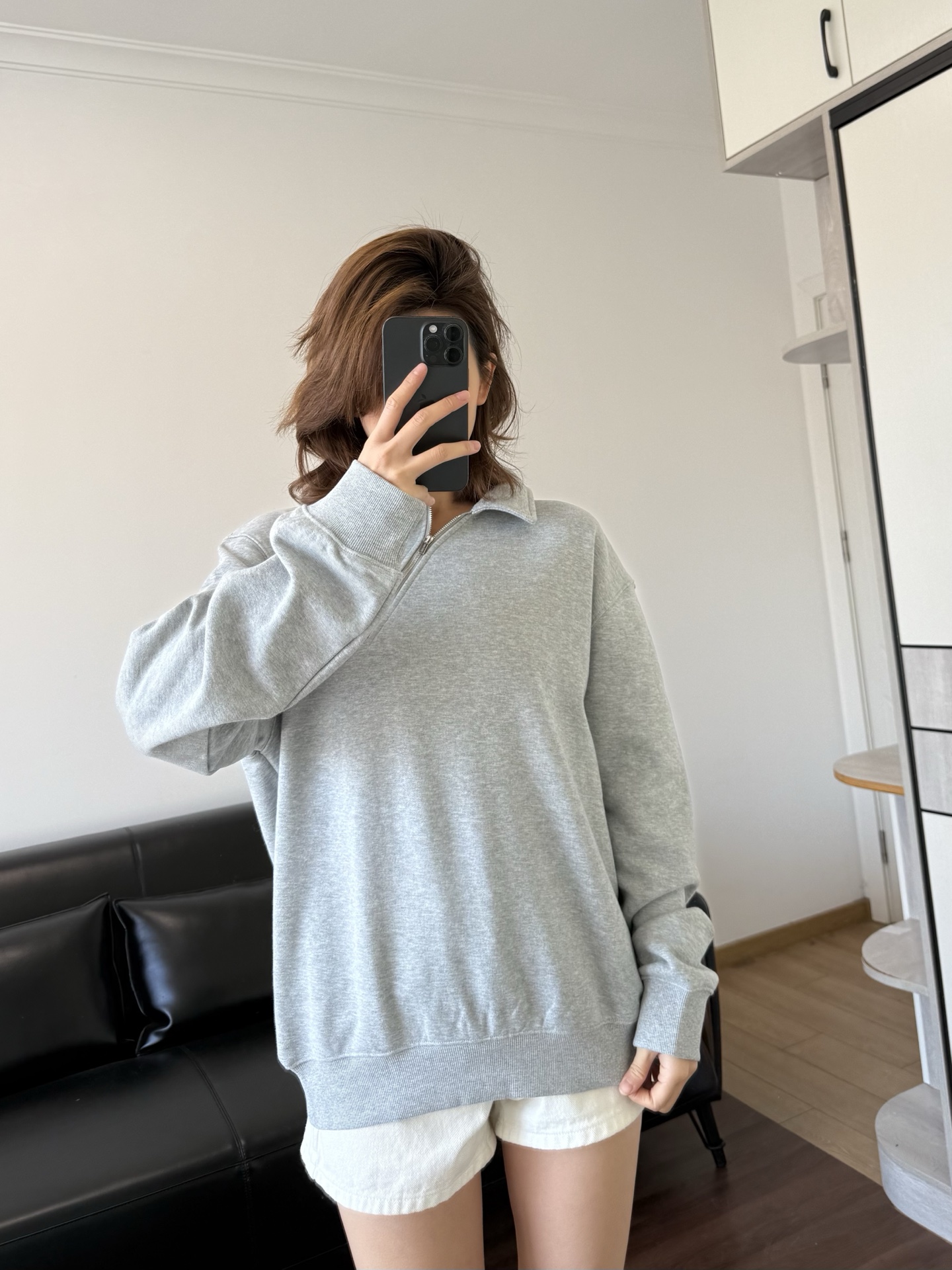 NO:695397,Model 166 98 wears size S for loose effect,,19860909模特166 98穿S码宽松效果,,,Women's clothing