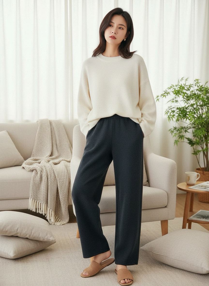 NO:739679,Lazy and comfortable atmosphere fills the air,19860909慵懒舒适氛围感拉满,,,Women's clothing
