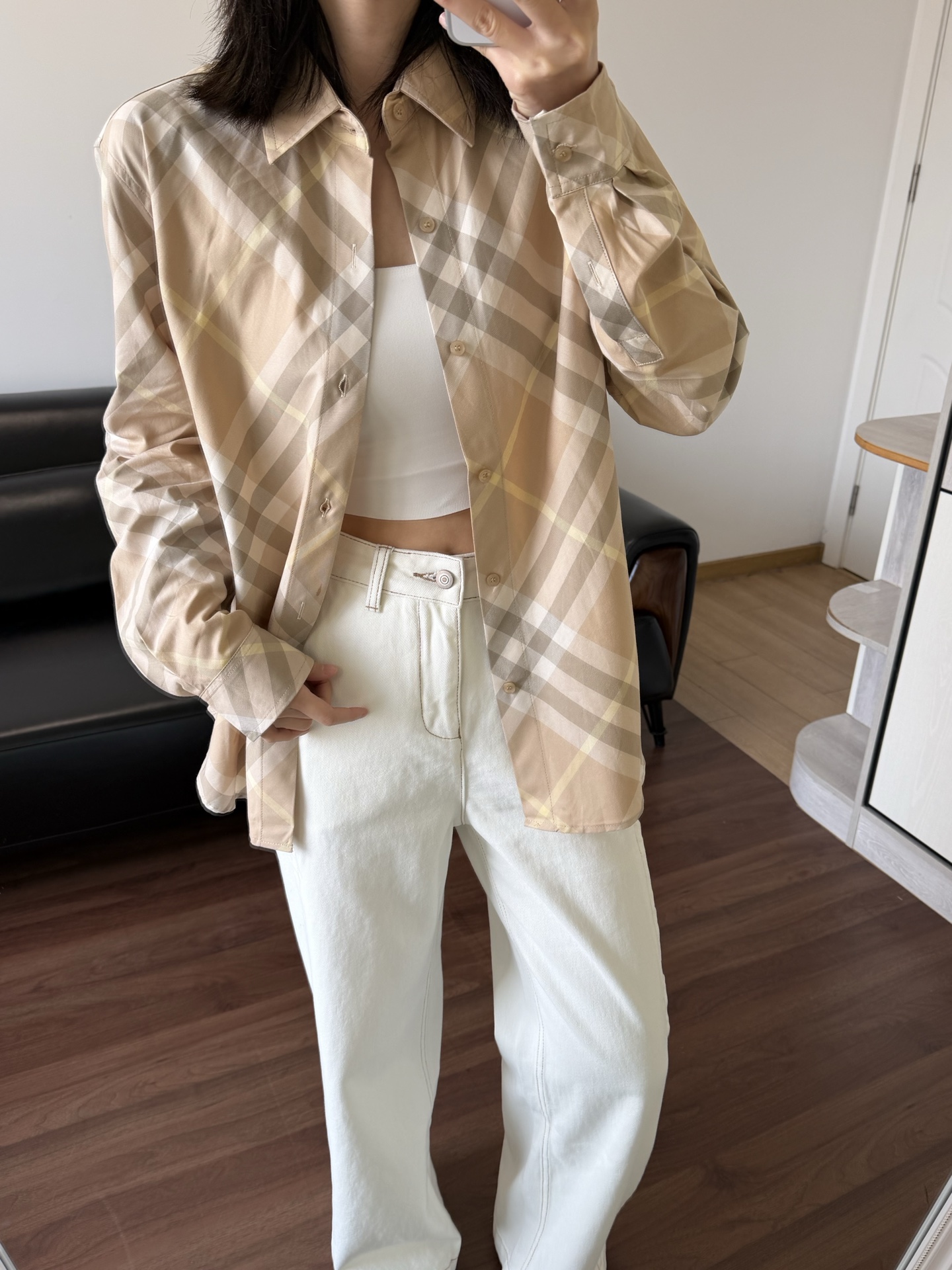 NO:752450,Get the regular size. If you like the looser effect, you can get the larger size.19860909正码拿 喜欢宽松效果可以拿大,,,Women's clothing