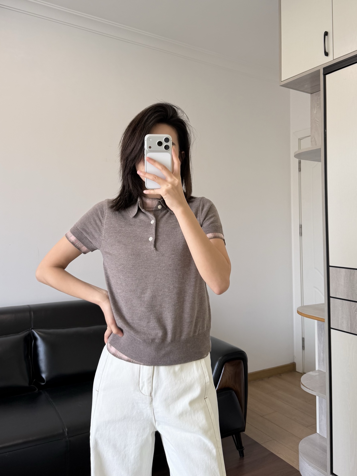 NO:752444,Model 166 98 wears size S slim fit,,19860909模特166 98穿S码修身,,,Women's clothing