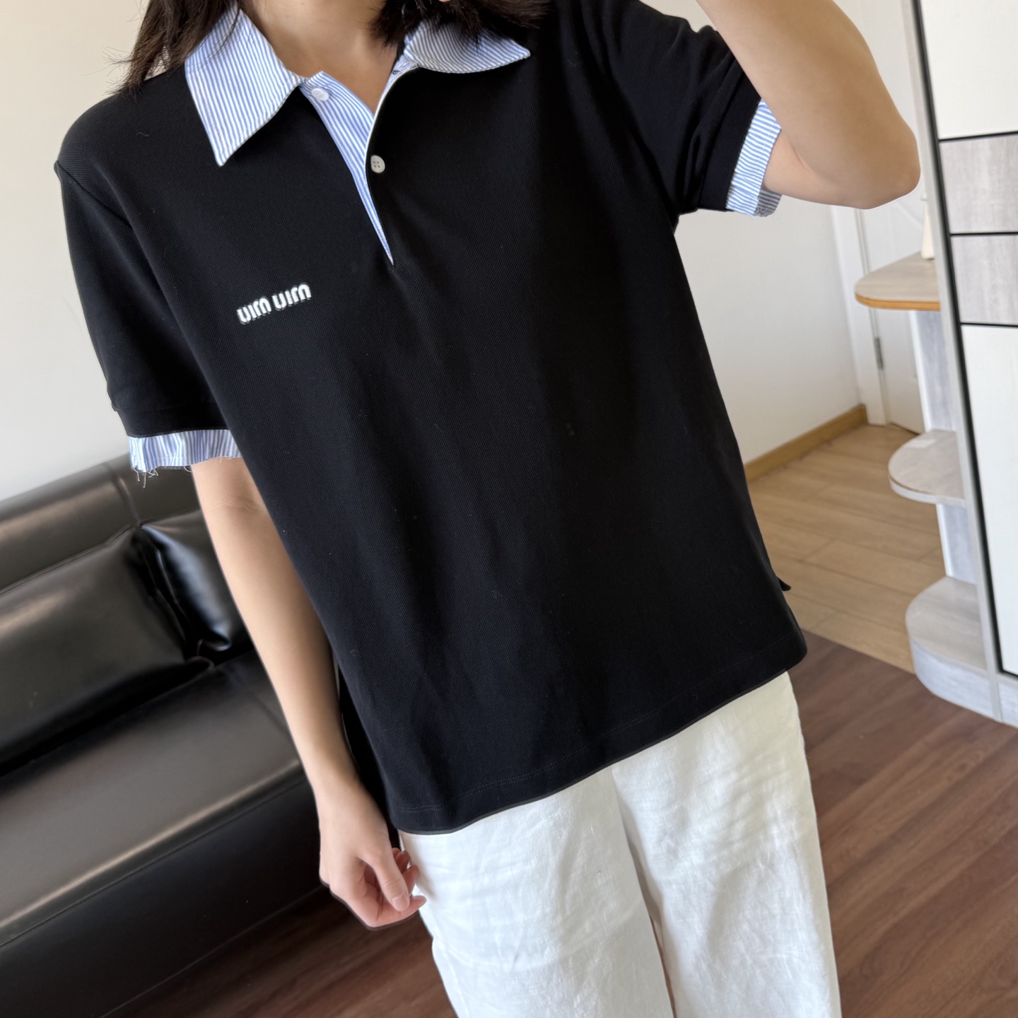 NO:753884,Model 166 98 wears size S and the effect is suitable.19860909模特166 98穿S码效果合适,,,Women's clothing